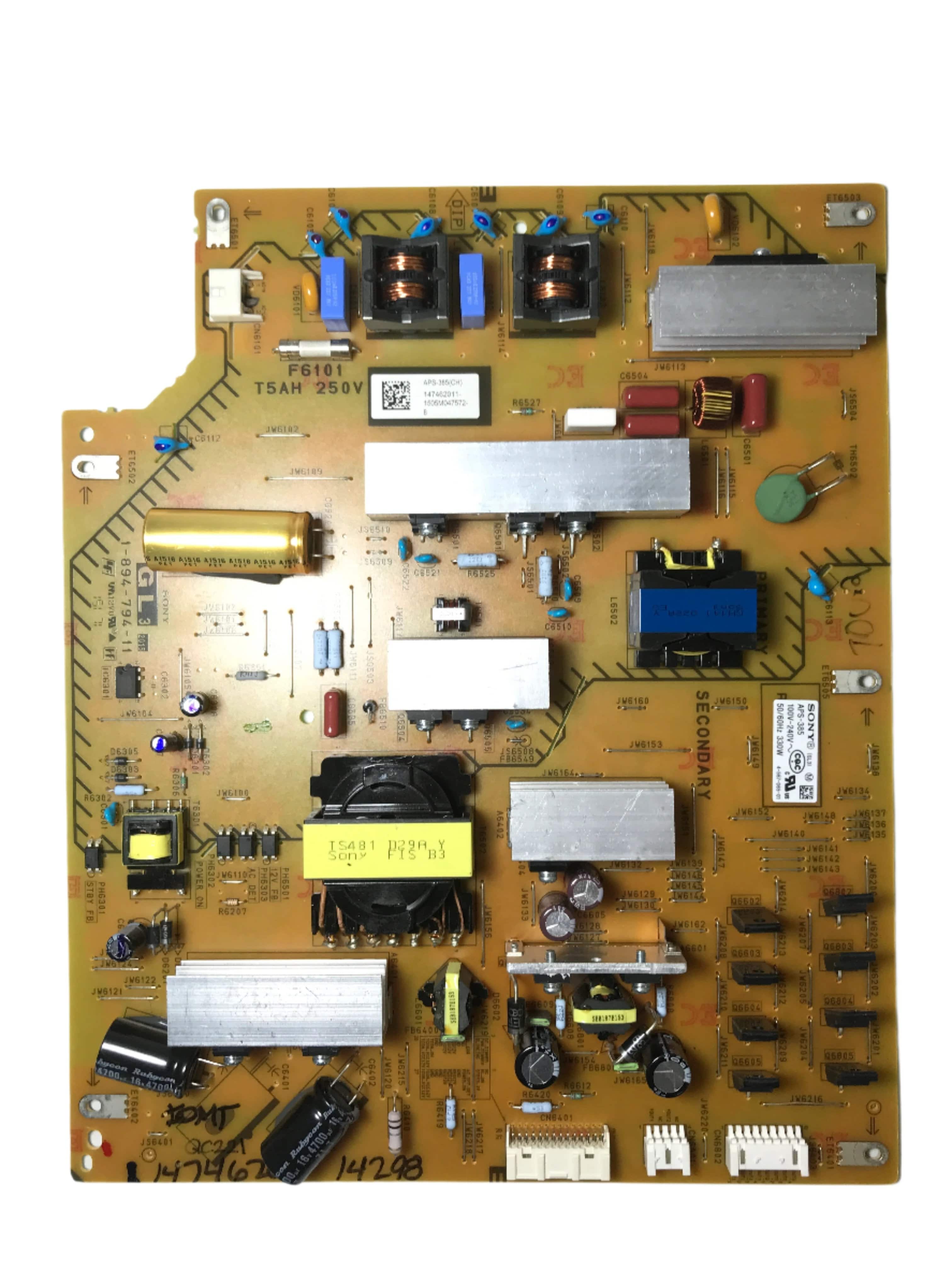Sony 1-474-620-11 GL3 Power Supply Board
