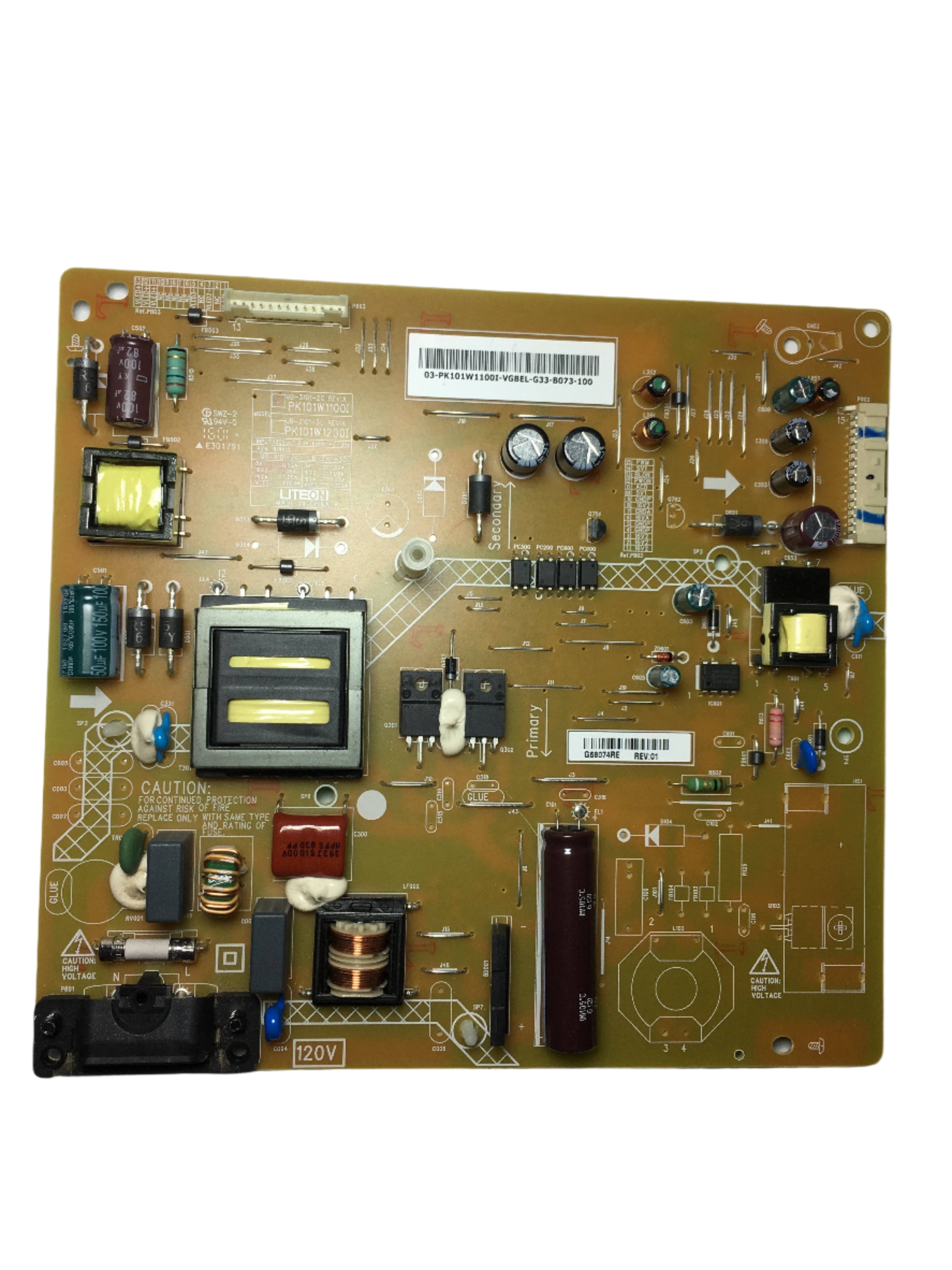 Toshiba PK101W1100I Replacement Power Supply - TV Repair