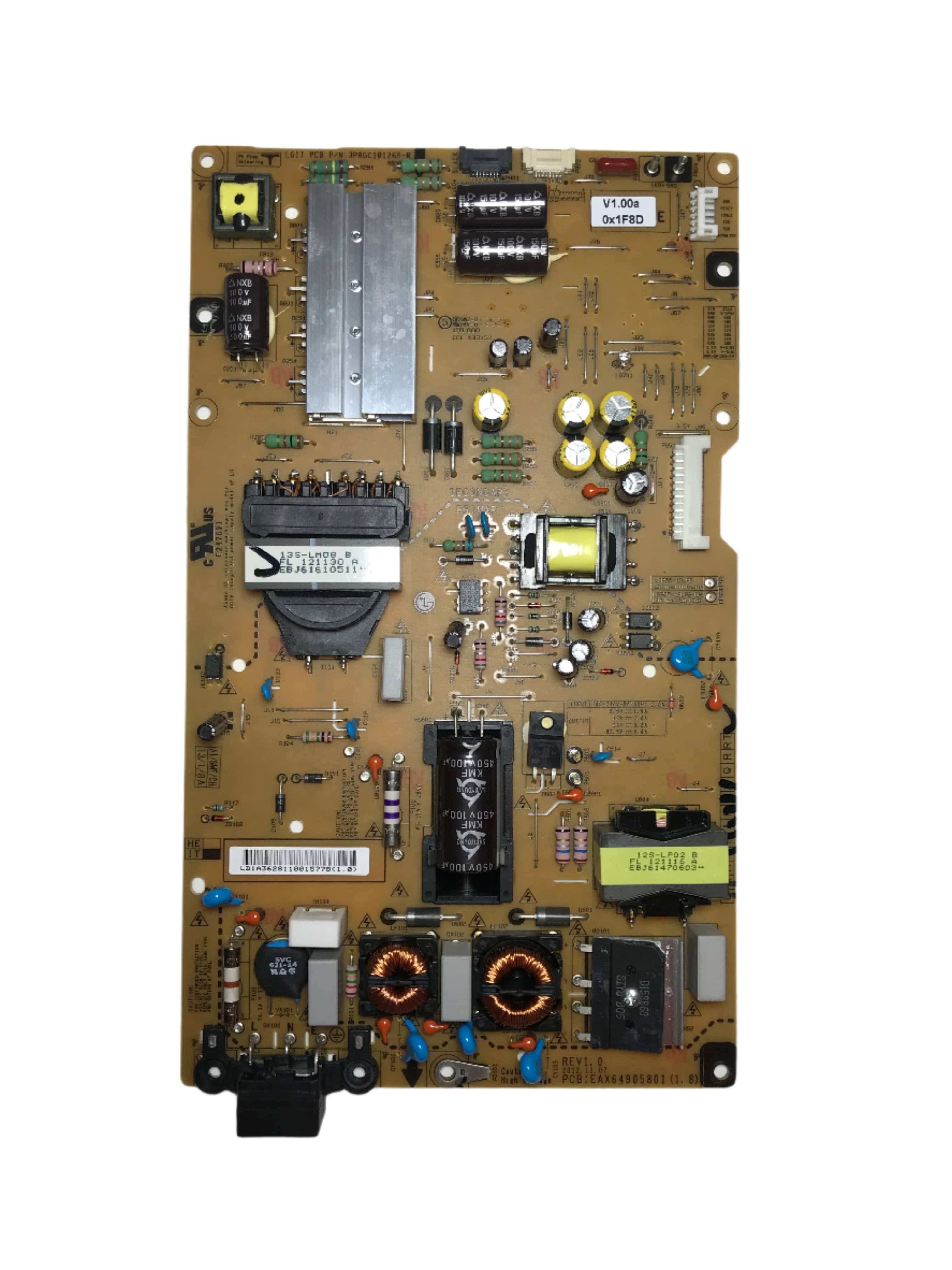 LG EAY62811001 EAX64905801 1.8 Power Supply / LED Board