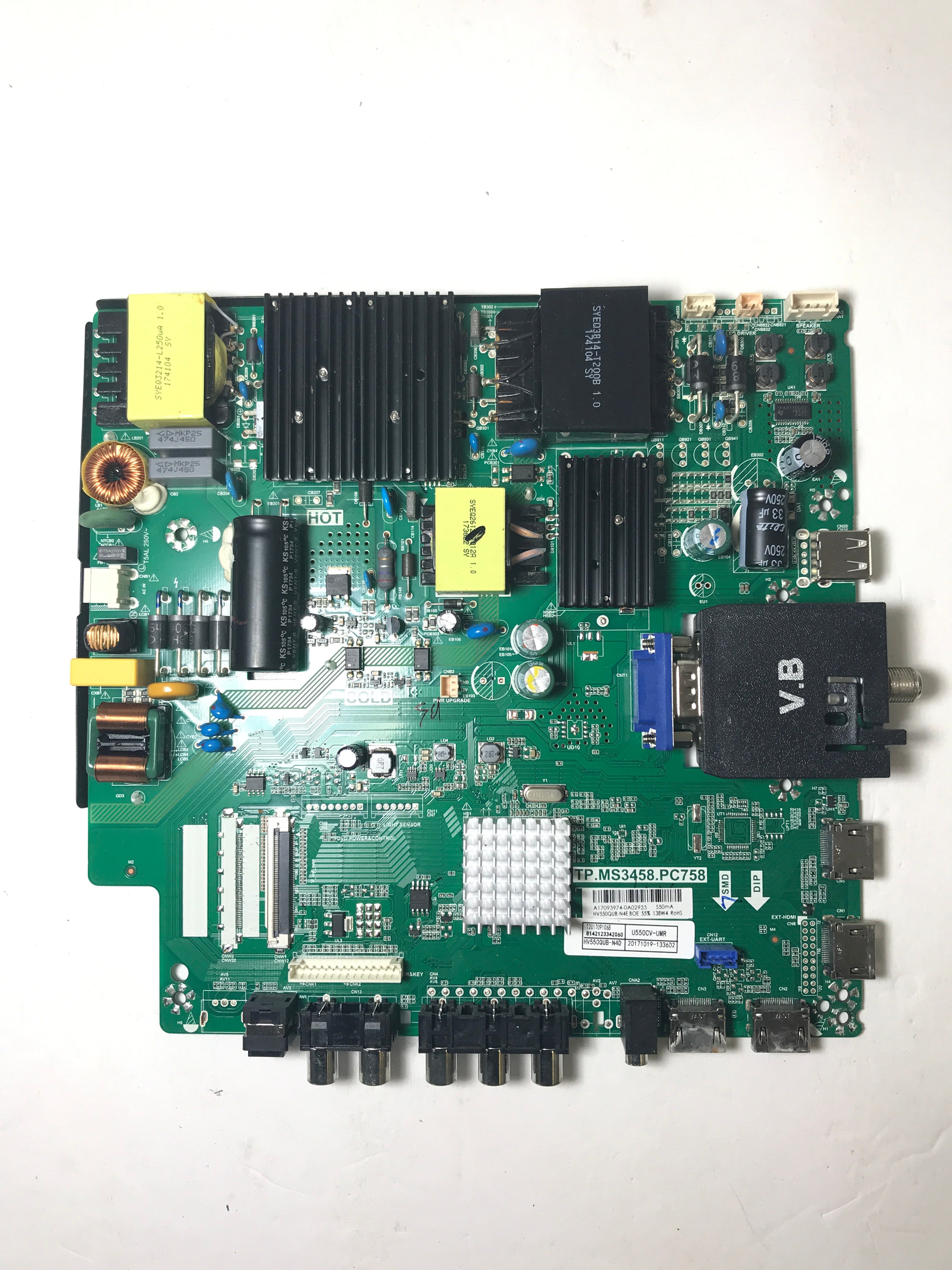 Sceptre 8142123342060 Main Board / Power Supply for W55 Version UHTV58FE
