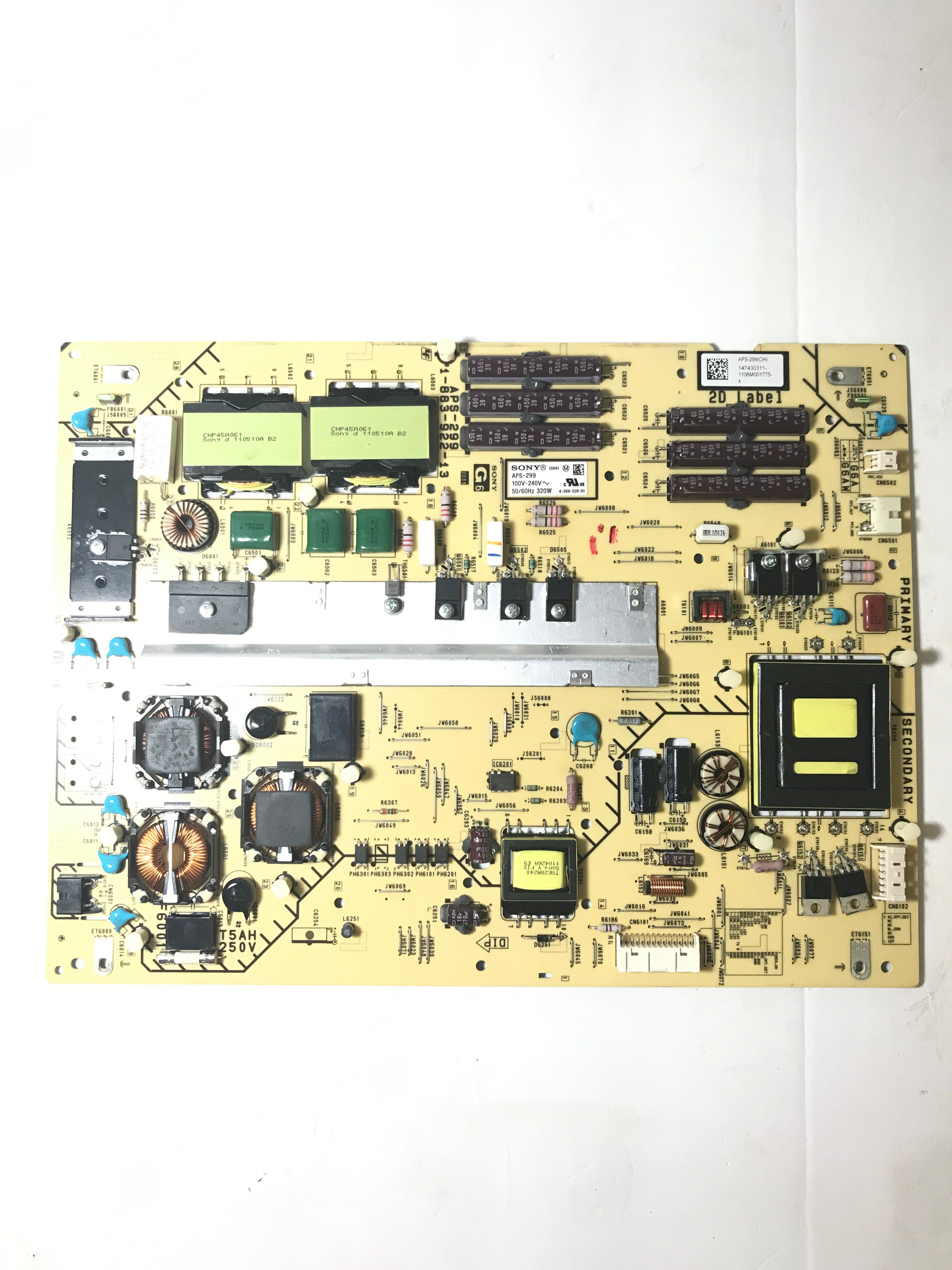 Sony 1-474-303-11 (APS-299, 1-883-922-12) G6 Power Supply