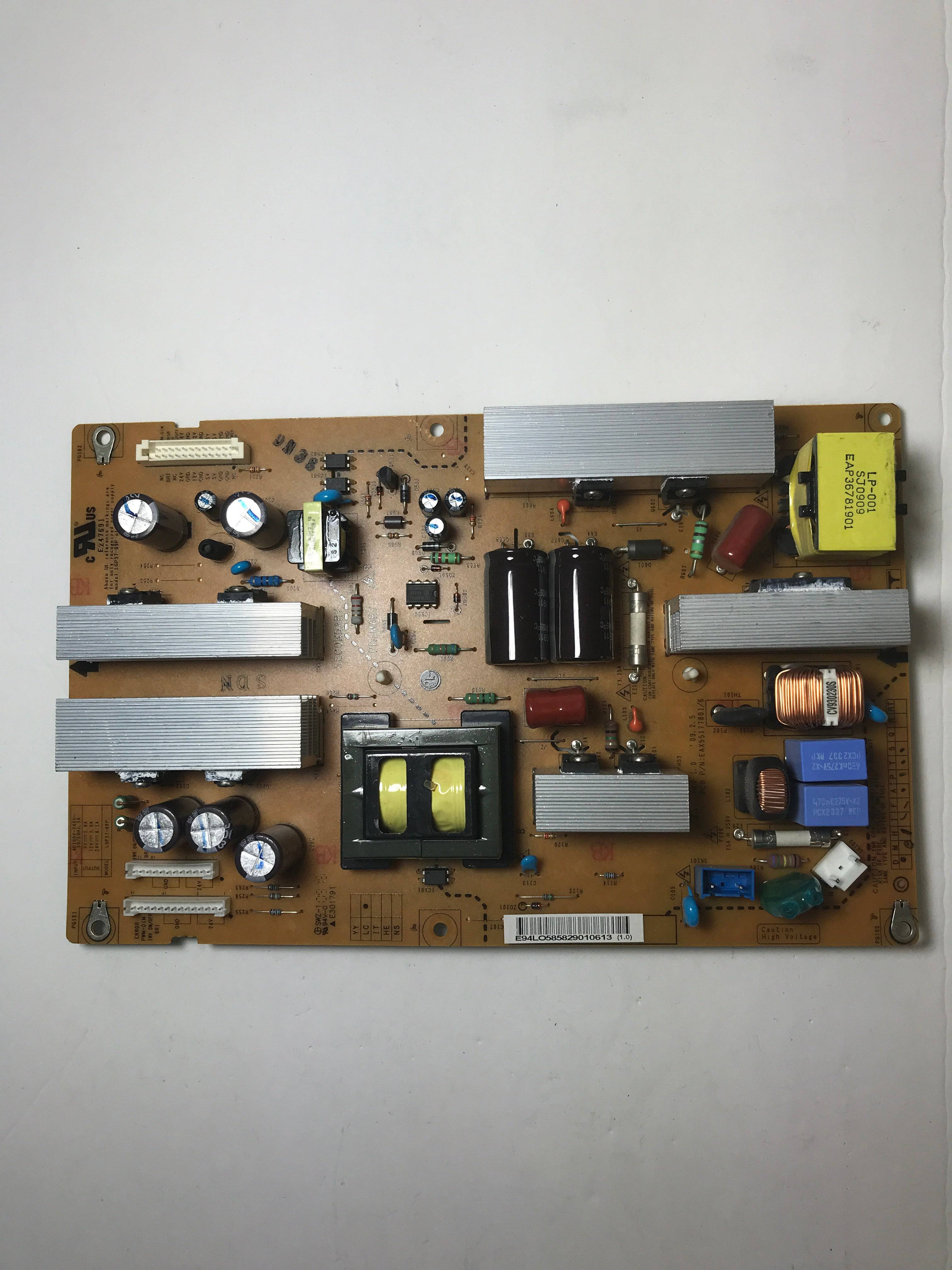 LG EAY58582901 (LGP37-09P) Power Supply for 37LH55-UA