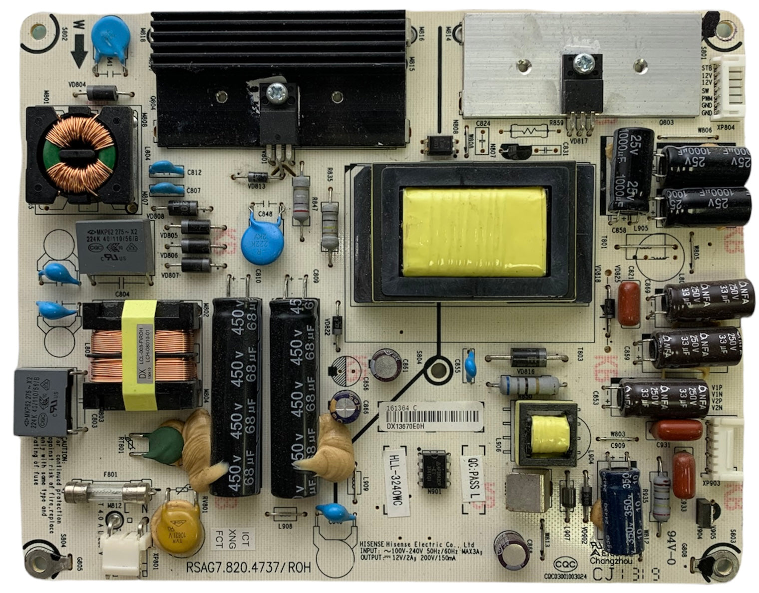 Hisense 161364 (RSAG7.820.4737/R0H) Power Supply for 40K360MN