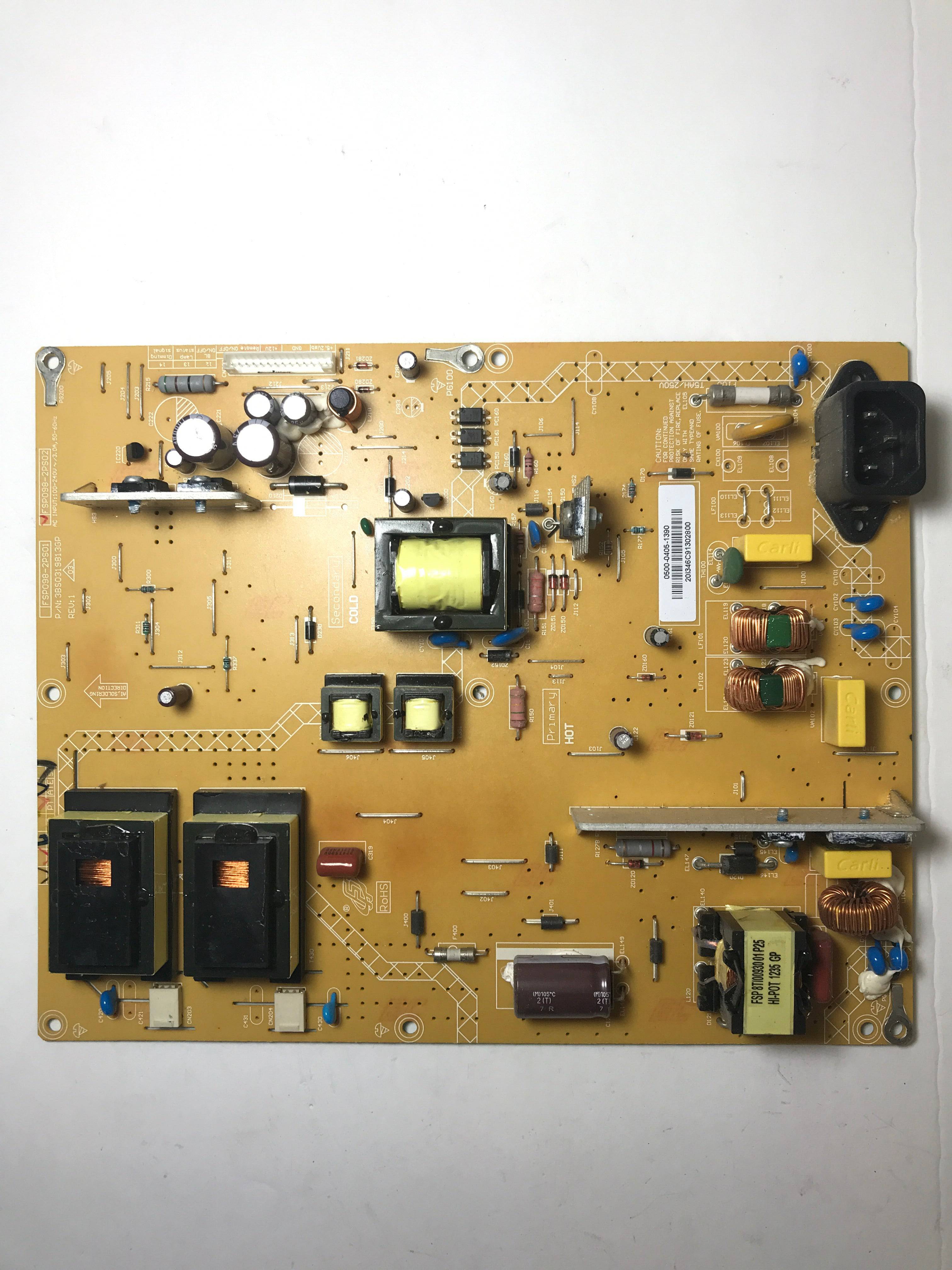 Vizio 0500-0405-1390 Power Supply / Backlight Inverter E370VLE
