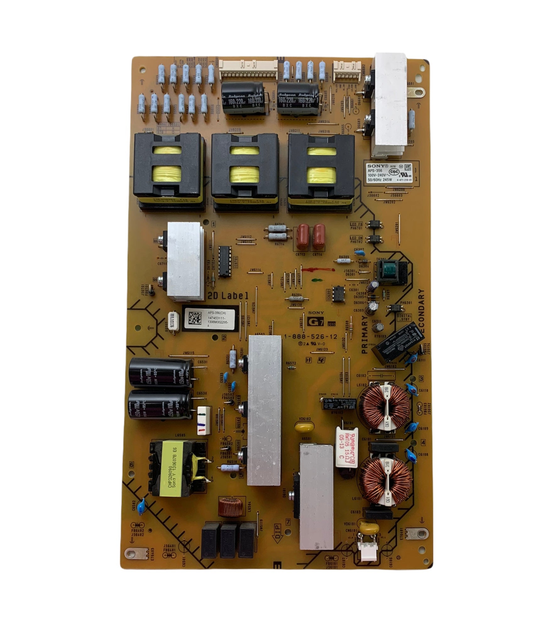 Sony 1-474-531-11 G7B Power Supply for KDL-65S990A / KDL-65W850A