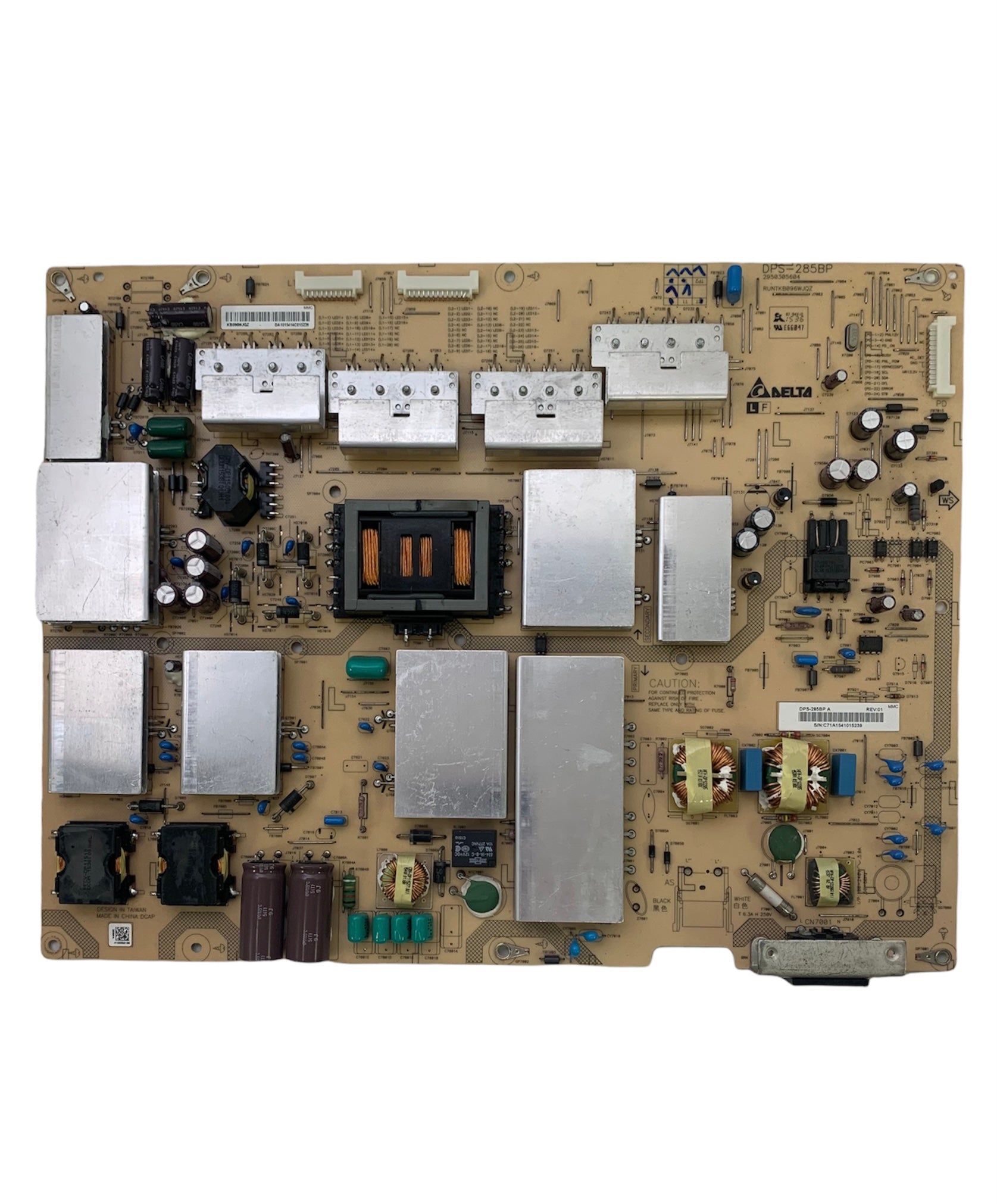 Sharp RUNTKB096WJQZ (DPS-285BP A) Power Supply / LED Board