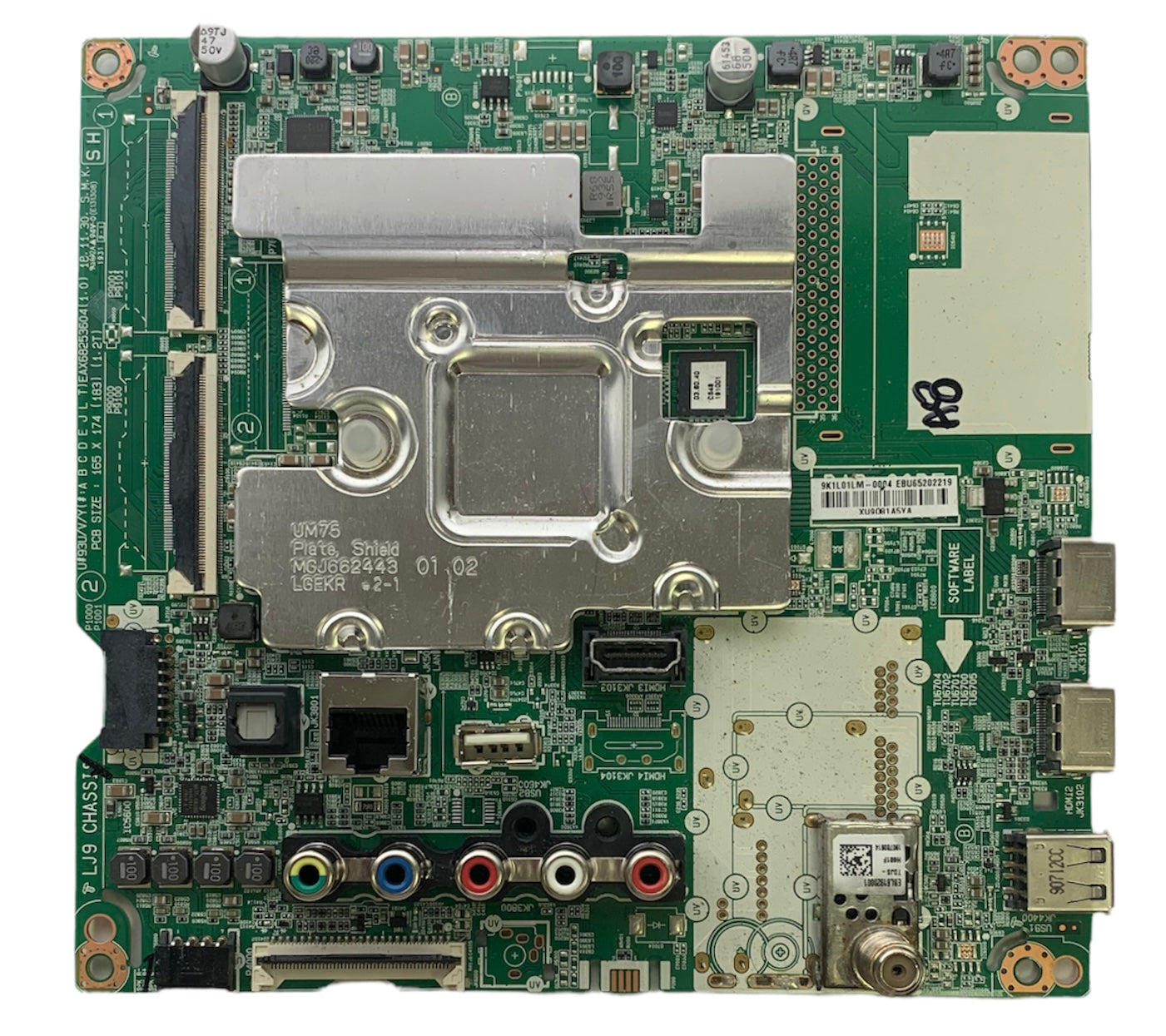 LG EBU65202219 Main Board for 43UM6910PUA.BUSGLJM