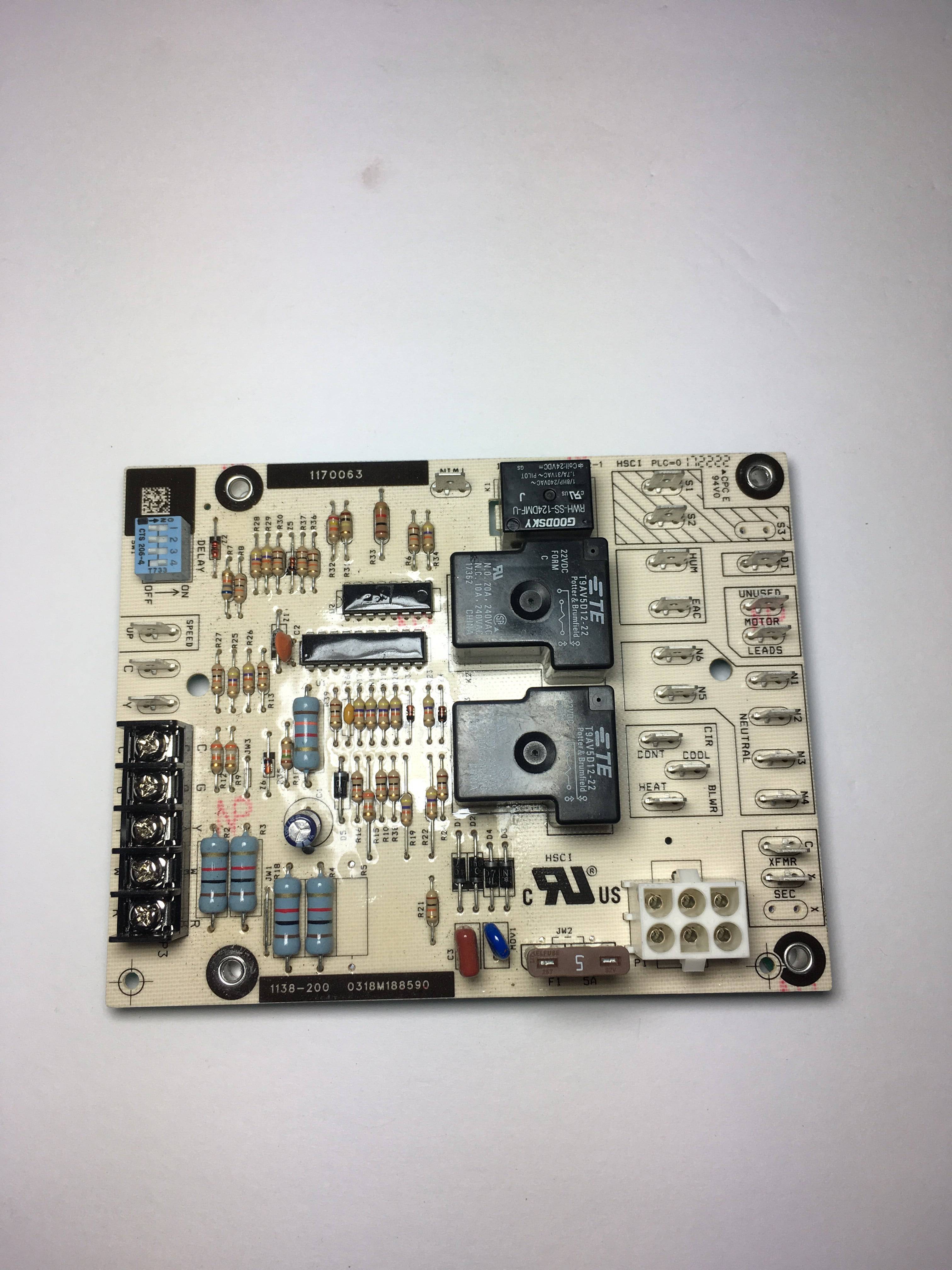Honeywell 1138-200 1170063 Control Board