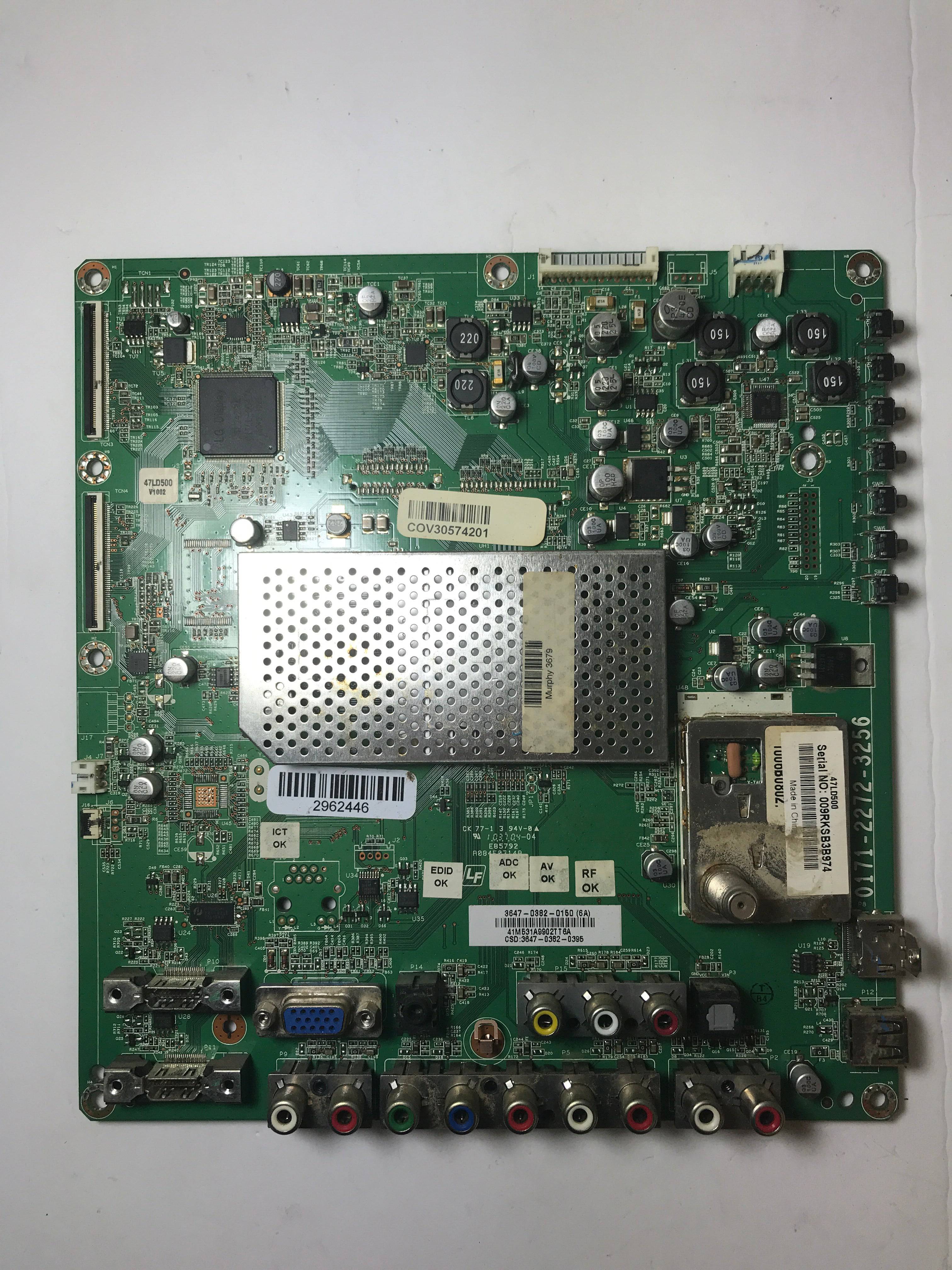 LG 3647-0382-0150 Main Board for 47LD500-UA.CUSWLHO