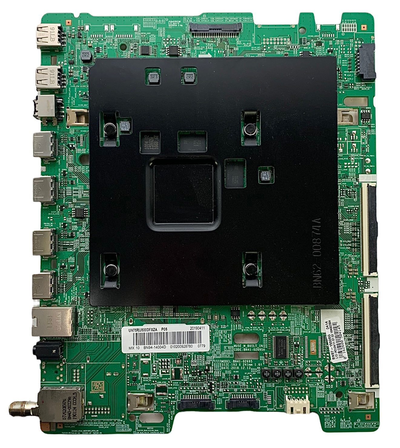 Samsung BN94-14004D Main Board for UN75RU8000FXZA UN75RU800DFXZA (Version FA01)