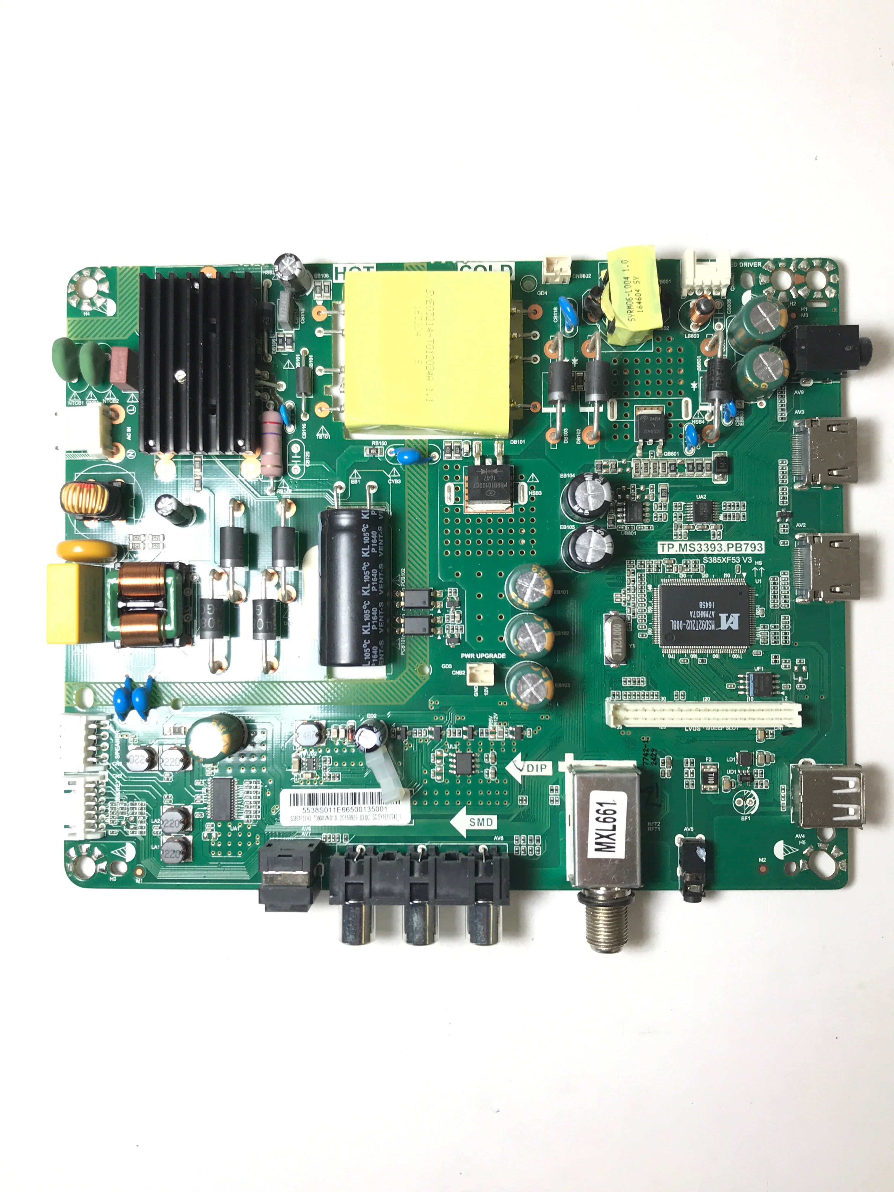 Insignia 55.38S01.1E6 Main Board for NS-39D310NA17