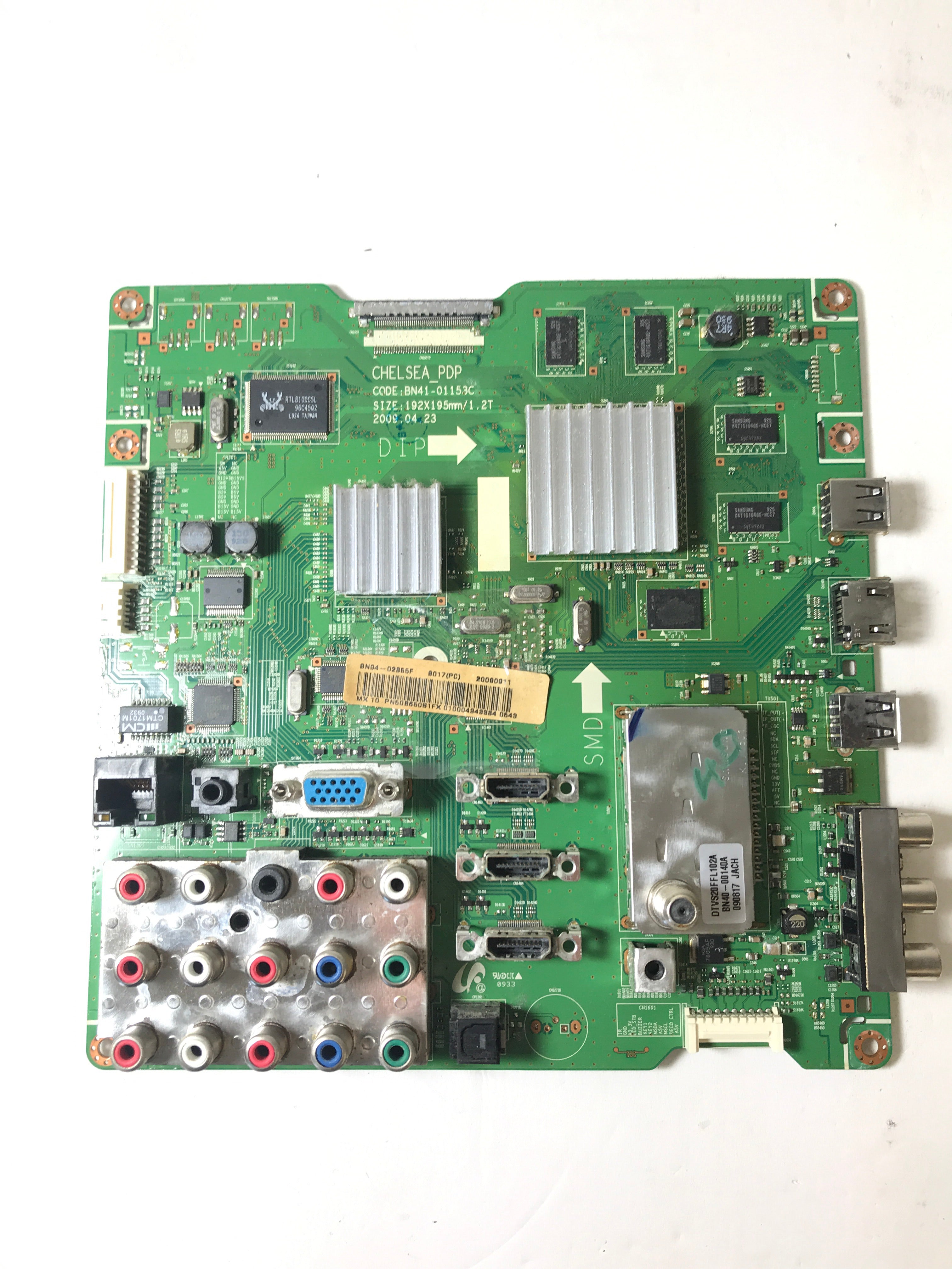 Samsung BN94-02855F (BN41-01153C) Main Board for PN50B650S1FXZA
