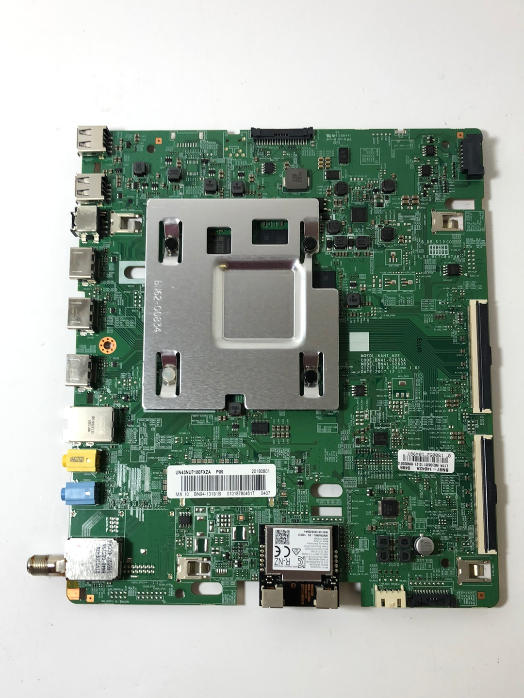 Samsung BN94-13191B Main Board for UN43NU7100FXZA (Version DA02 / DB04)