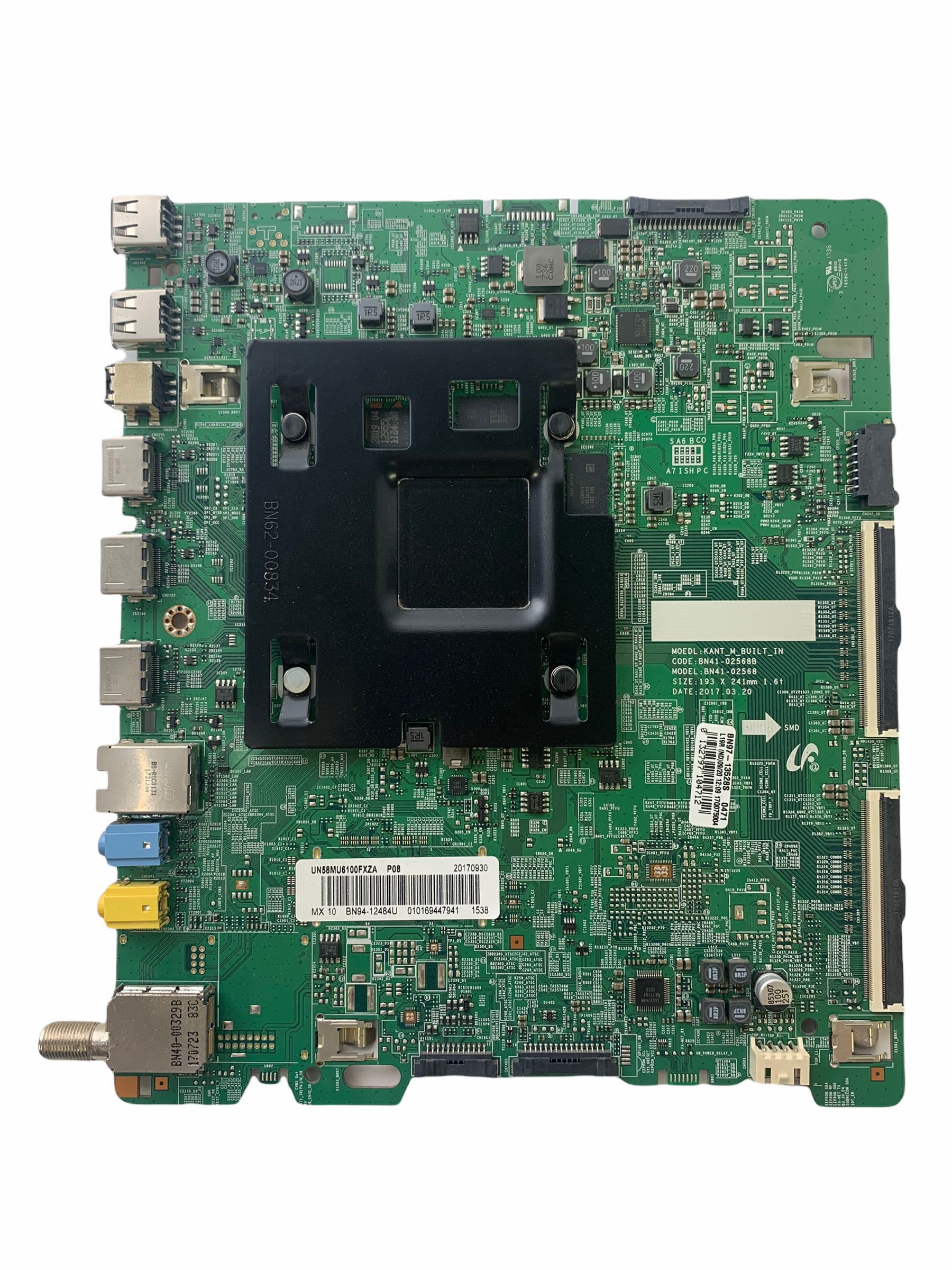 Samsung BN94-12484U Main Board for UN58MU6100FXZA (Version DA01)