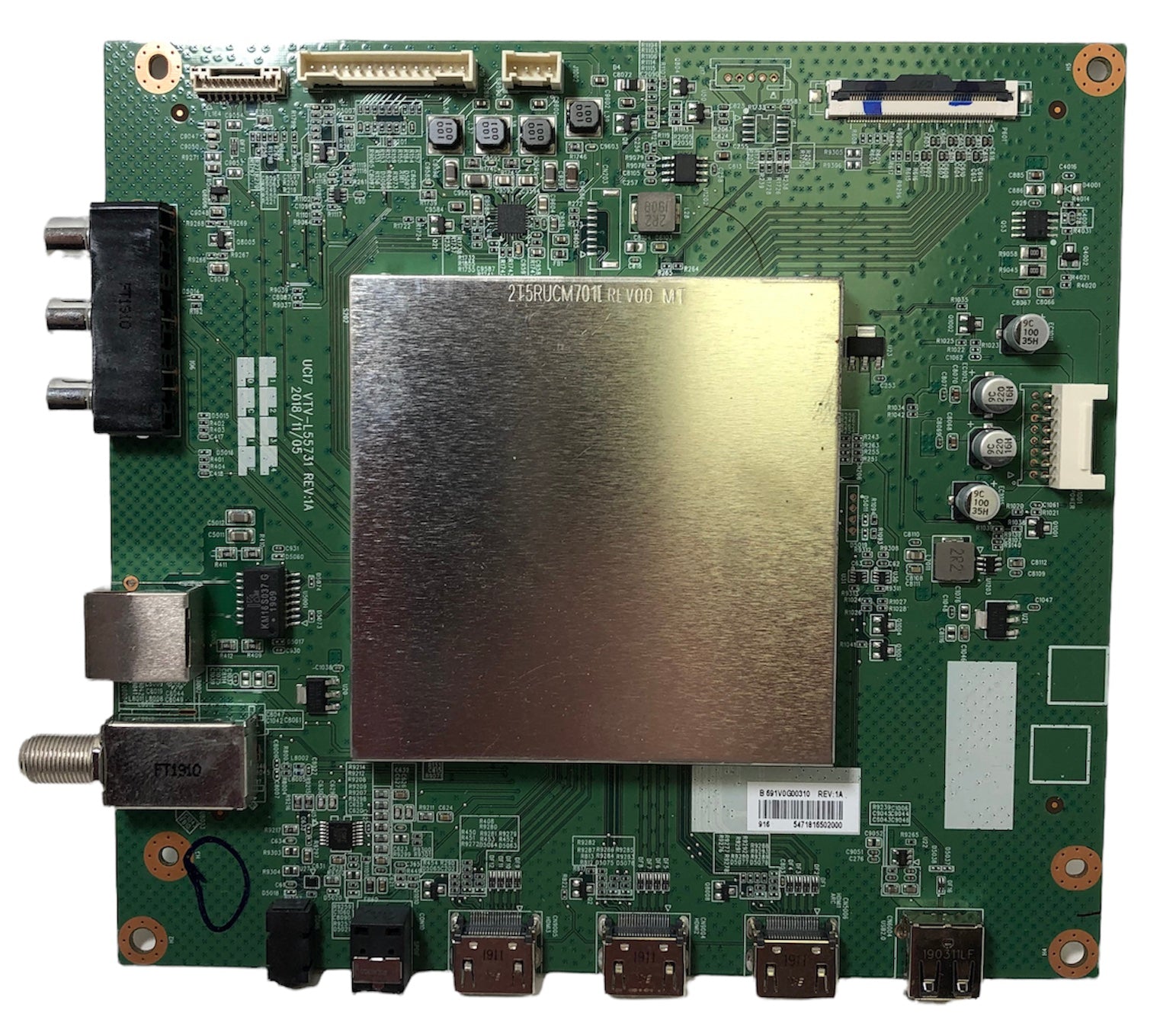 Toshiba 691V0G00310 Main Board for 43LF711U20