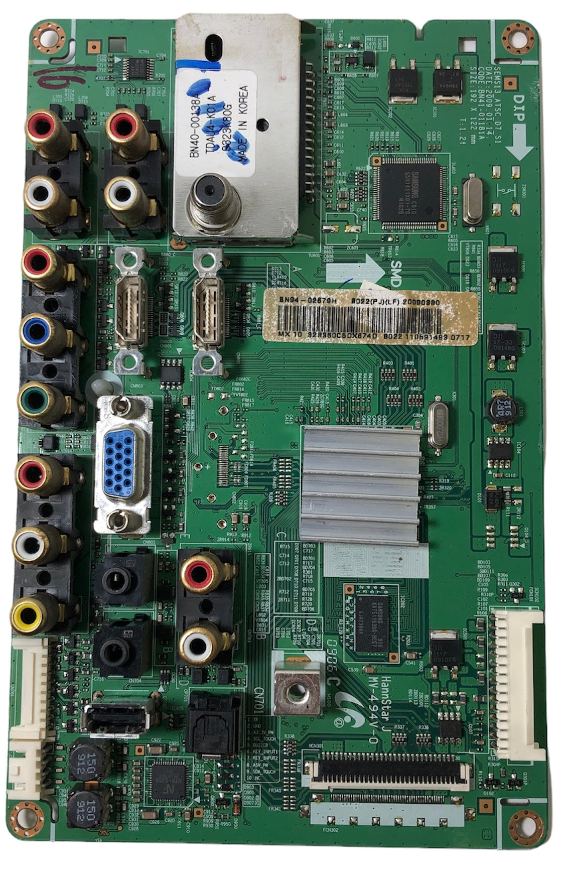 Samsung BN94-02679H (BN41-01181A) Main Board for LN32B360C5DXZA