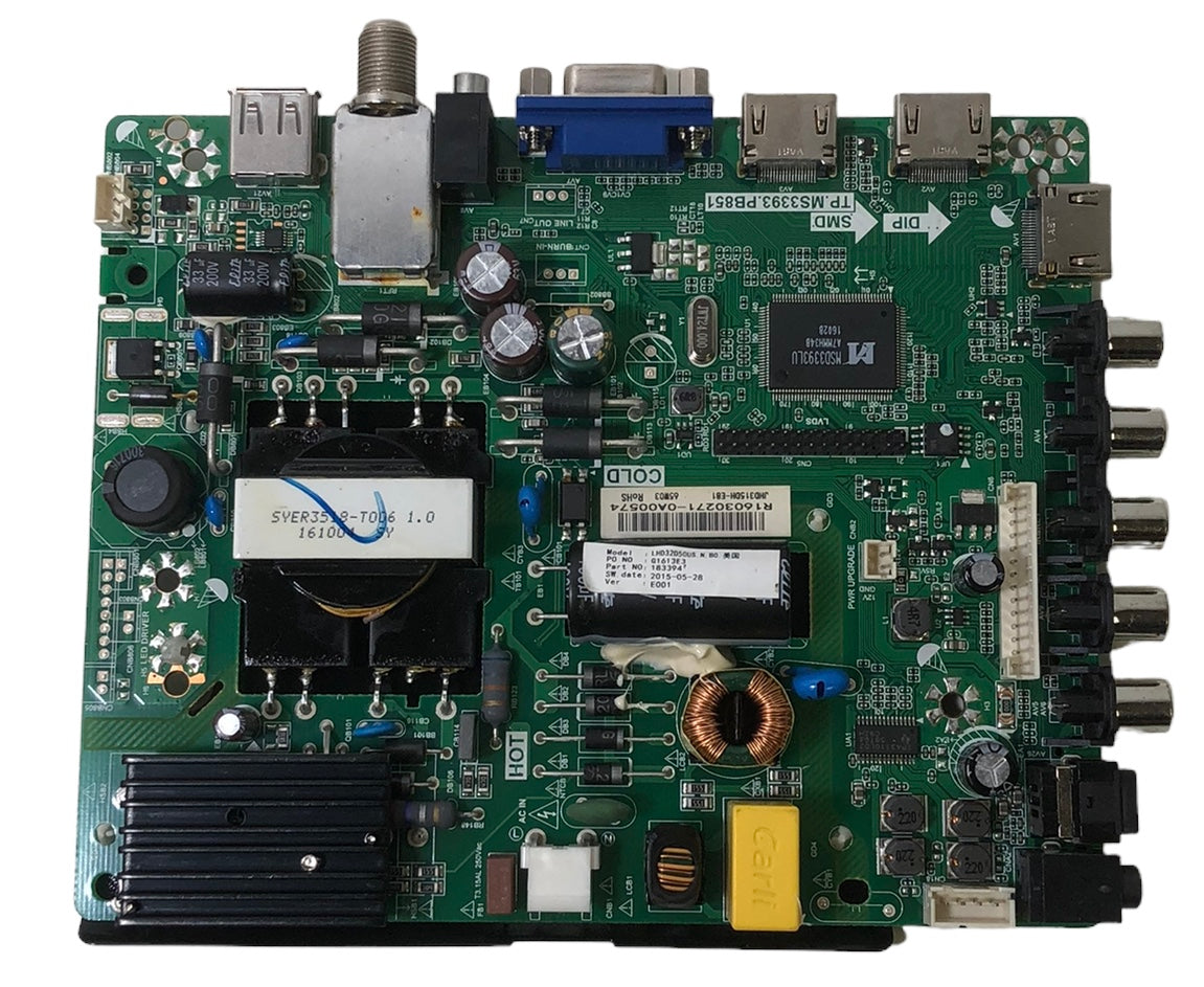 Hisense 183394 Main Board/Power Supply for 32H3B1
