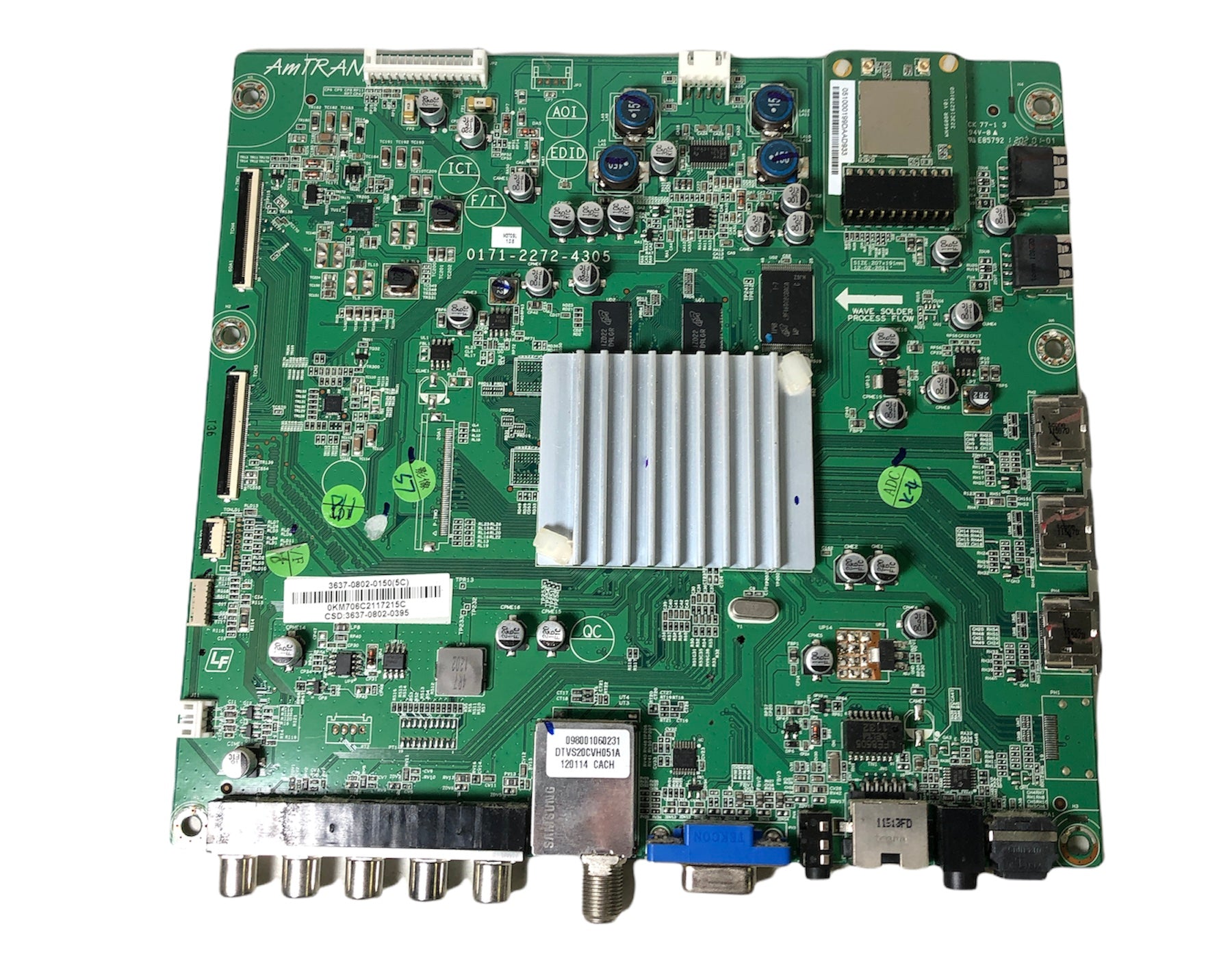 Vizio 3637-0802-0150 (0171-2272-4305) Main Board for M370SL