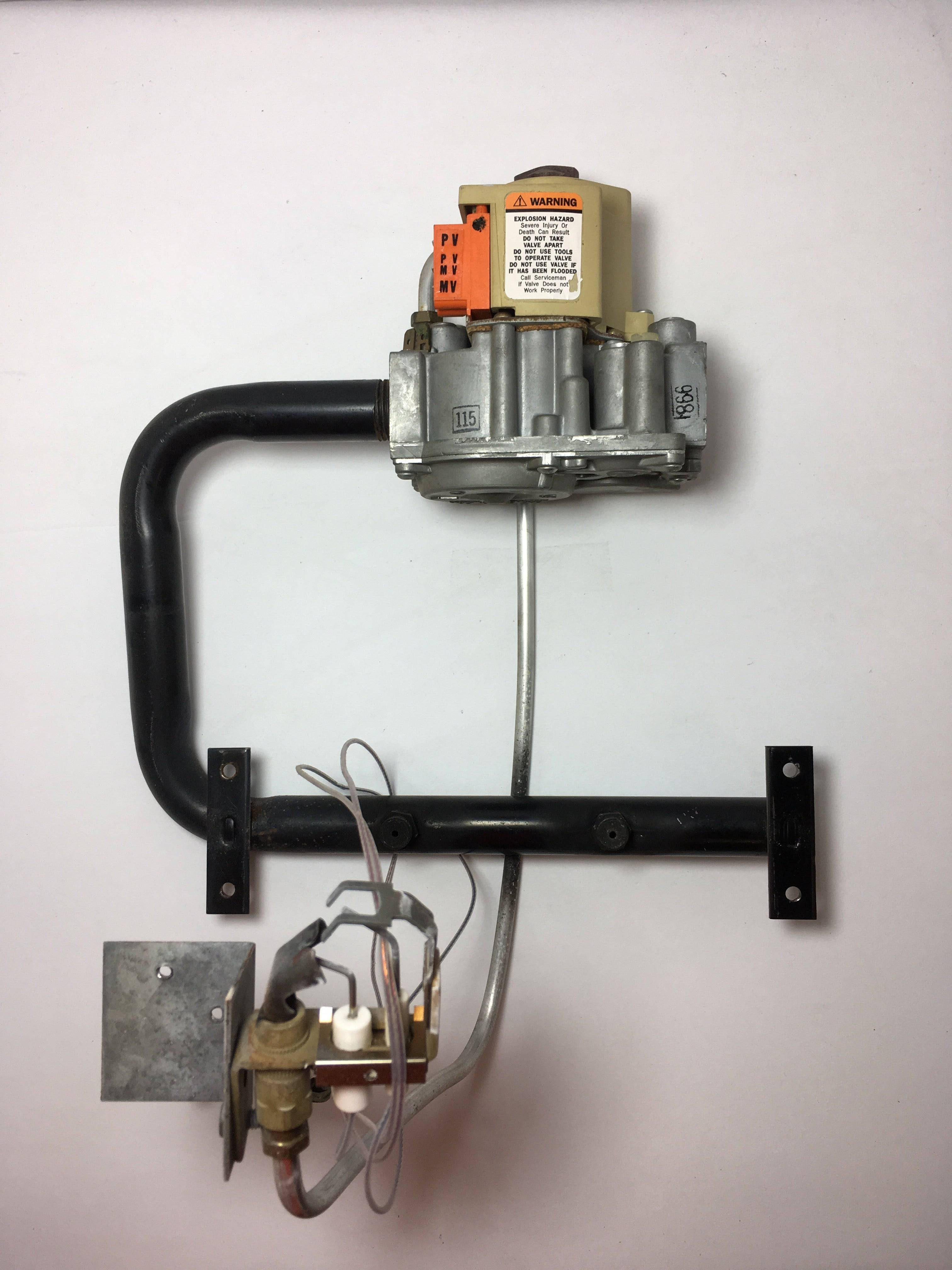 Honeywell VR8204H Furnace Gas Valve with Burner Assembly