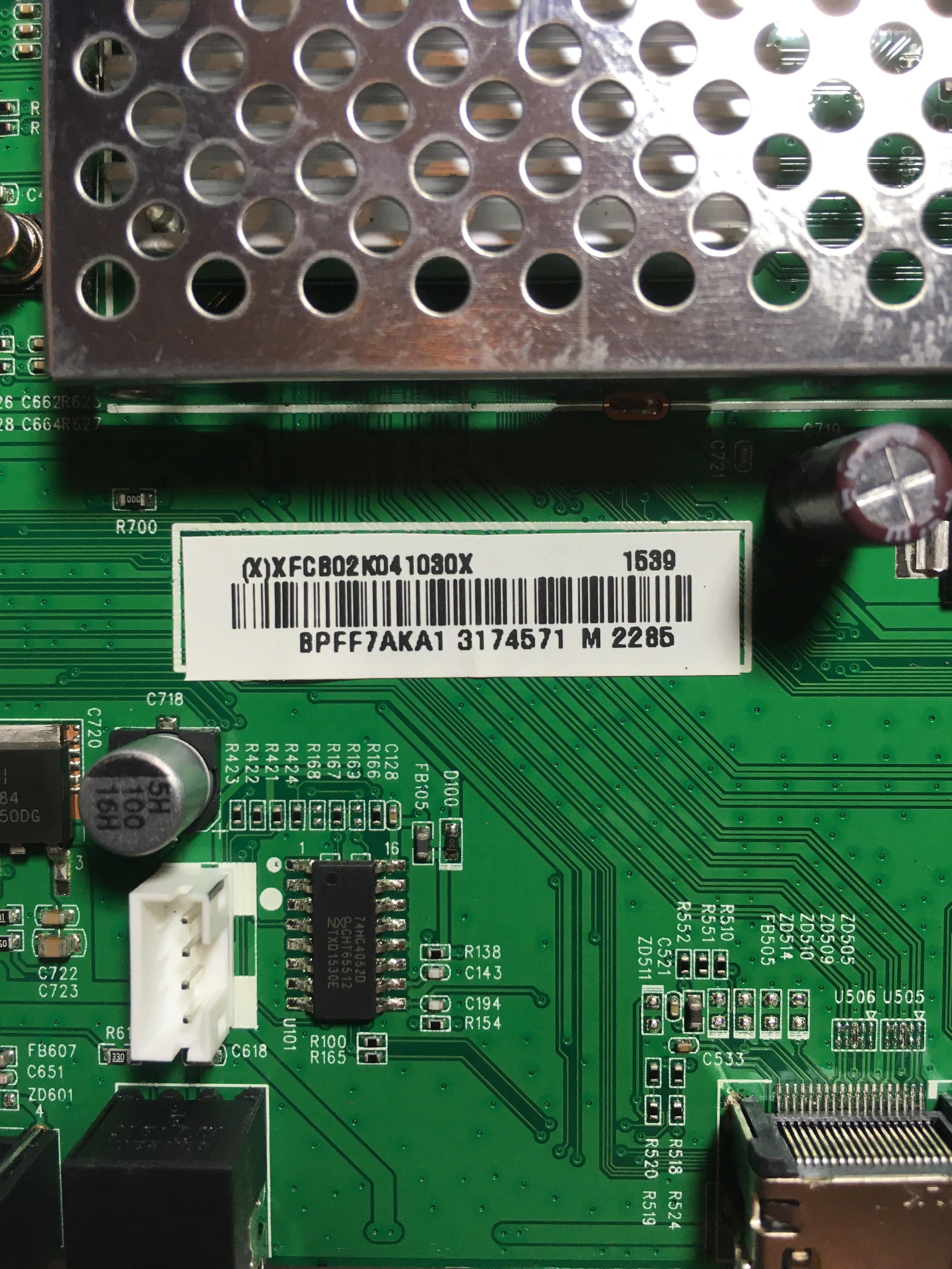 Vizio 756TXFCB02K0410 (LTMWSKER Serial) Main Board for E50-C1