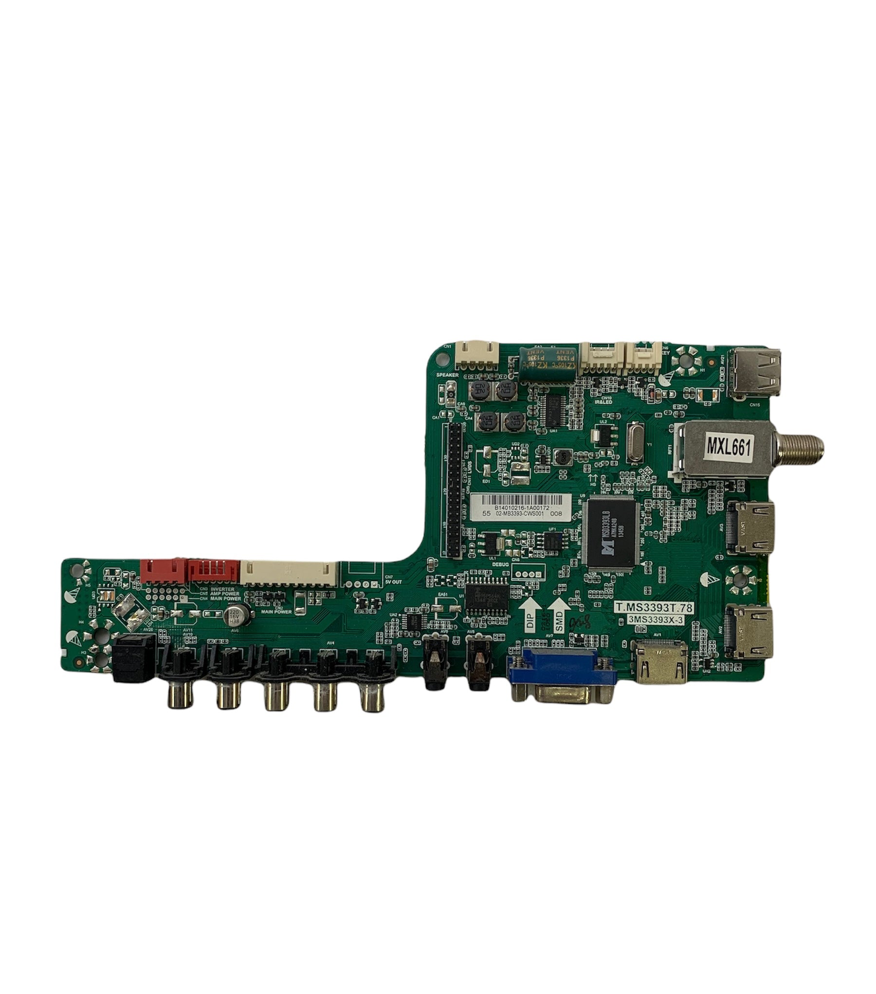 Sanyo 02-MB3393-CWS001 Main Board for DP55D44