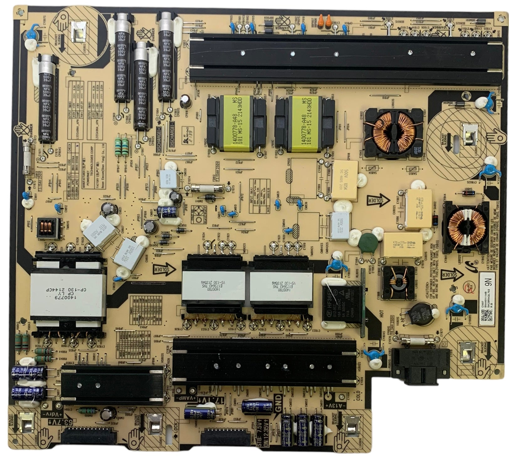 Samsung BN44-01114B Power Supply / LED Board for QN55QN90AAFXZA