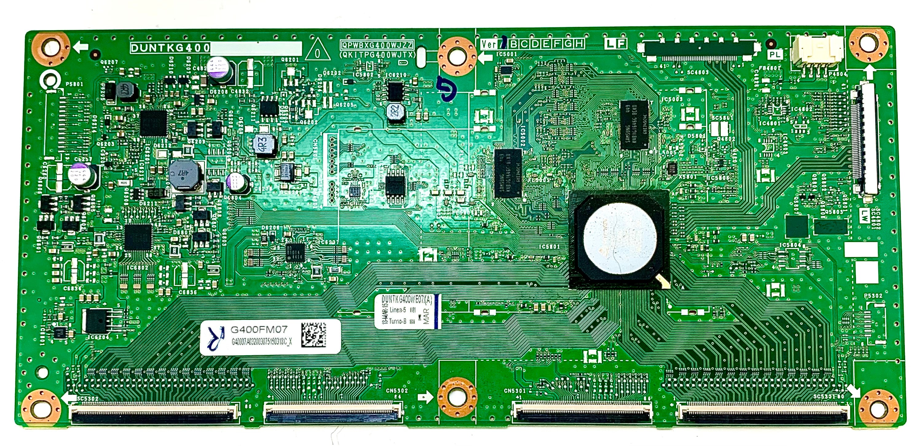 Sharp DUNTKG400FM07 T-Con Board for LC-60SQ15U