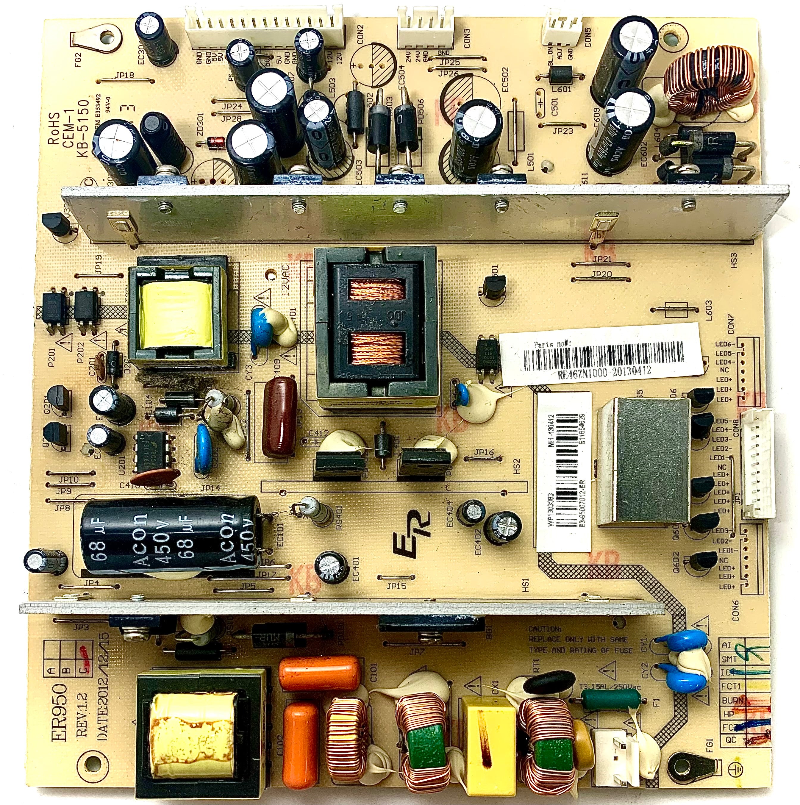 RCA RE46ZN1000 Power Supply / LED Board