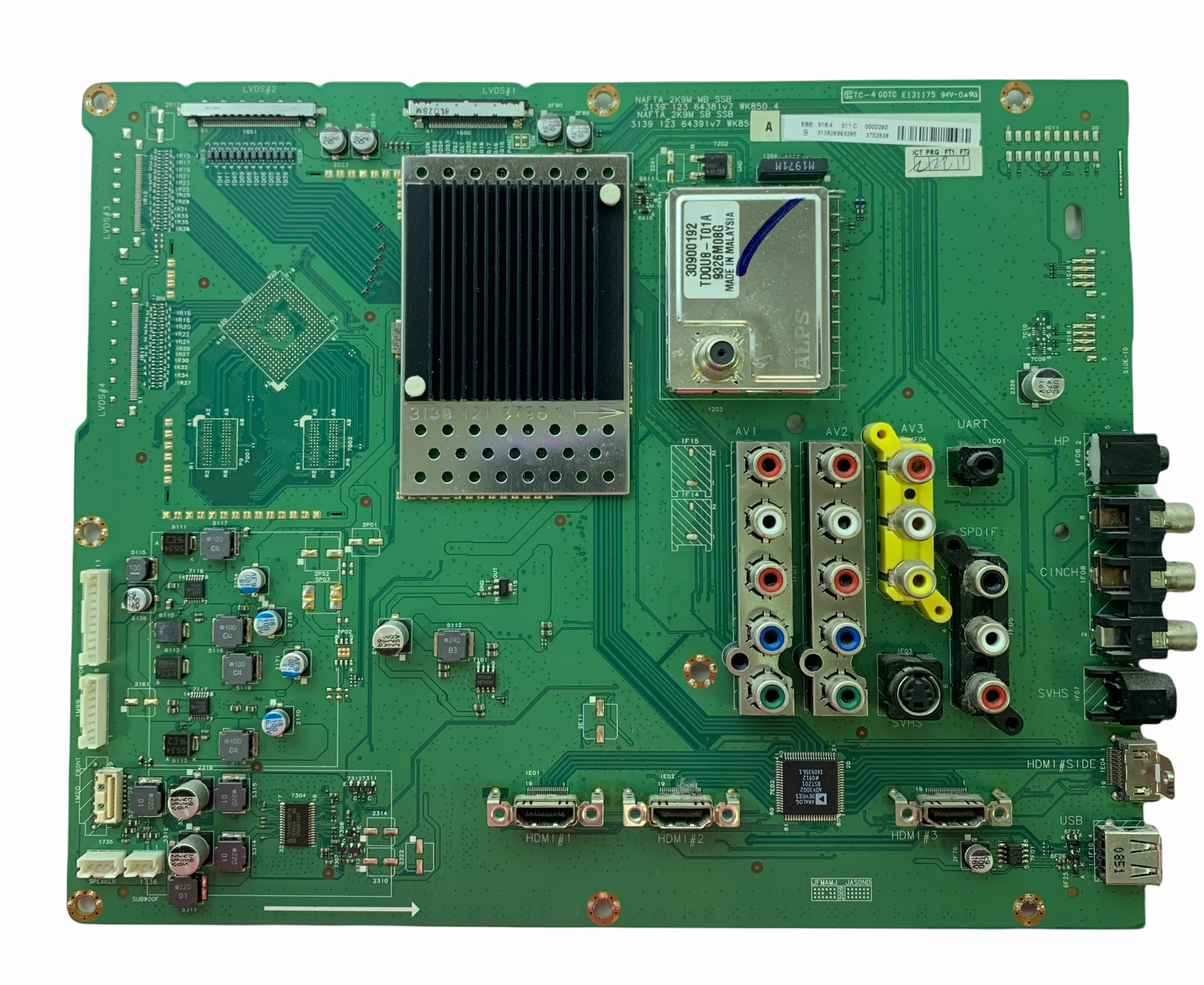 Philips 313926863285 (313912364381V7, WK850.4) Main Board