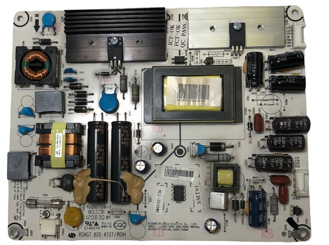 161715 Insignia Power Supply for NS-39E480A13