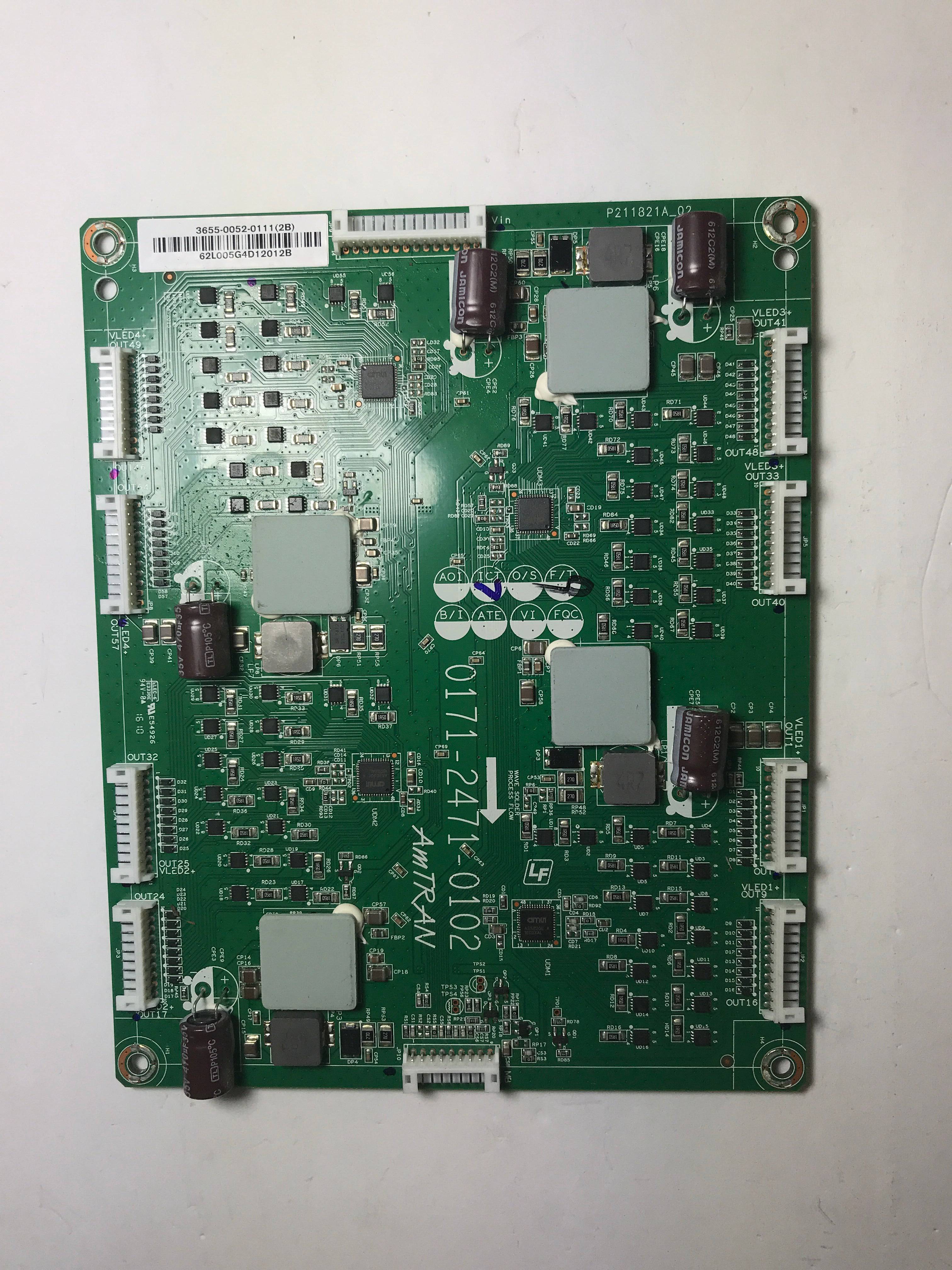 Vizio 3655-0052-0111 (0171-2471-0102, M55-D0) Led Driver