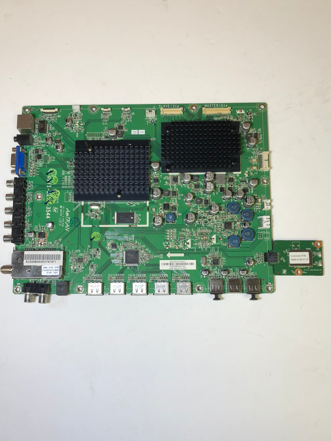 Vizio 3665-0012-0150 Main Board for M3D650SV