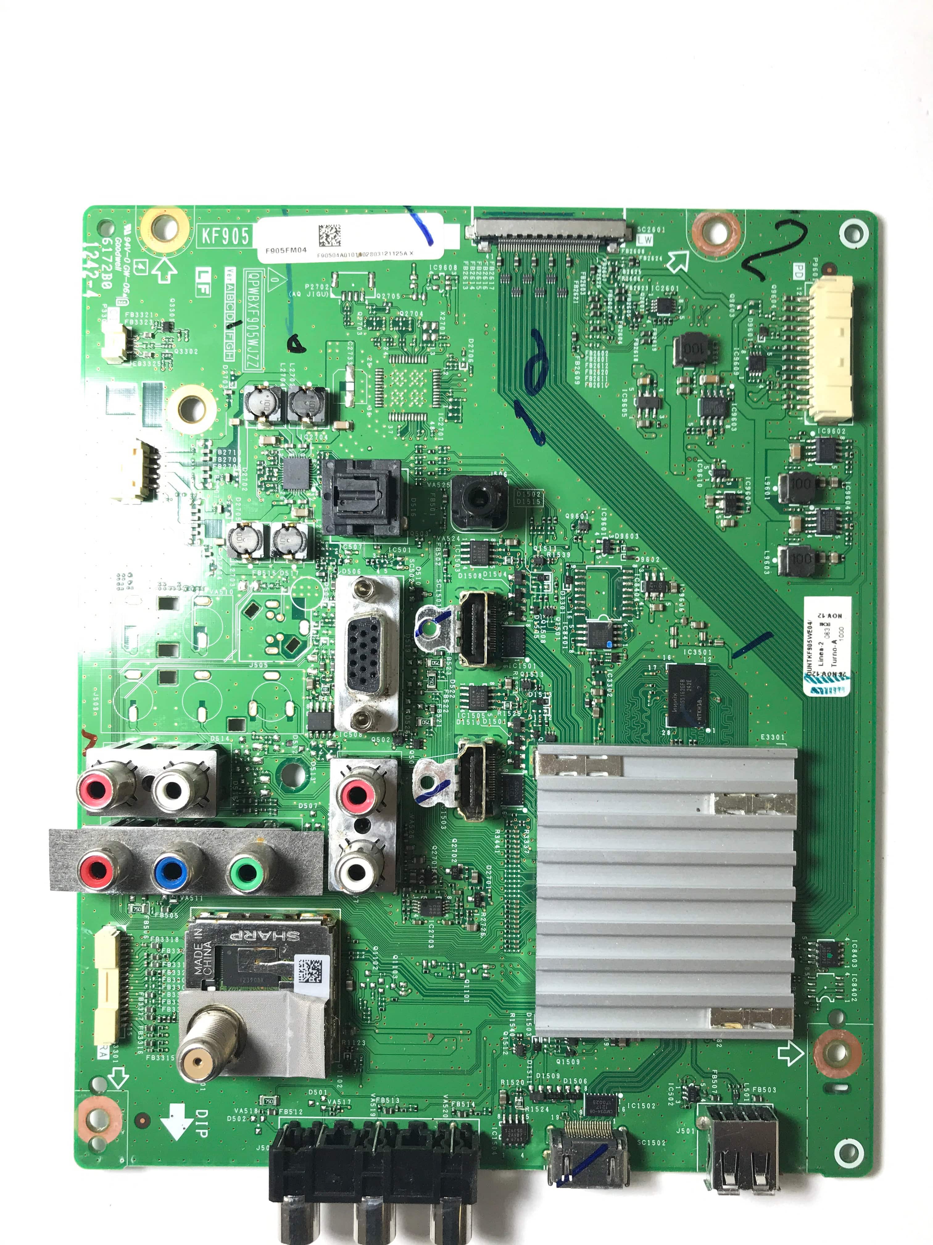 Sharp DKEYMF905FM04 (KF905, QPWBXF905WJZZ) Main Board