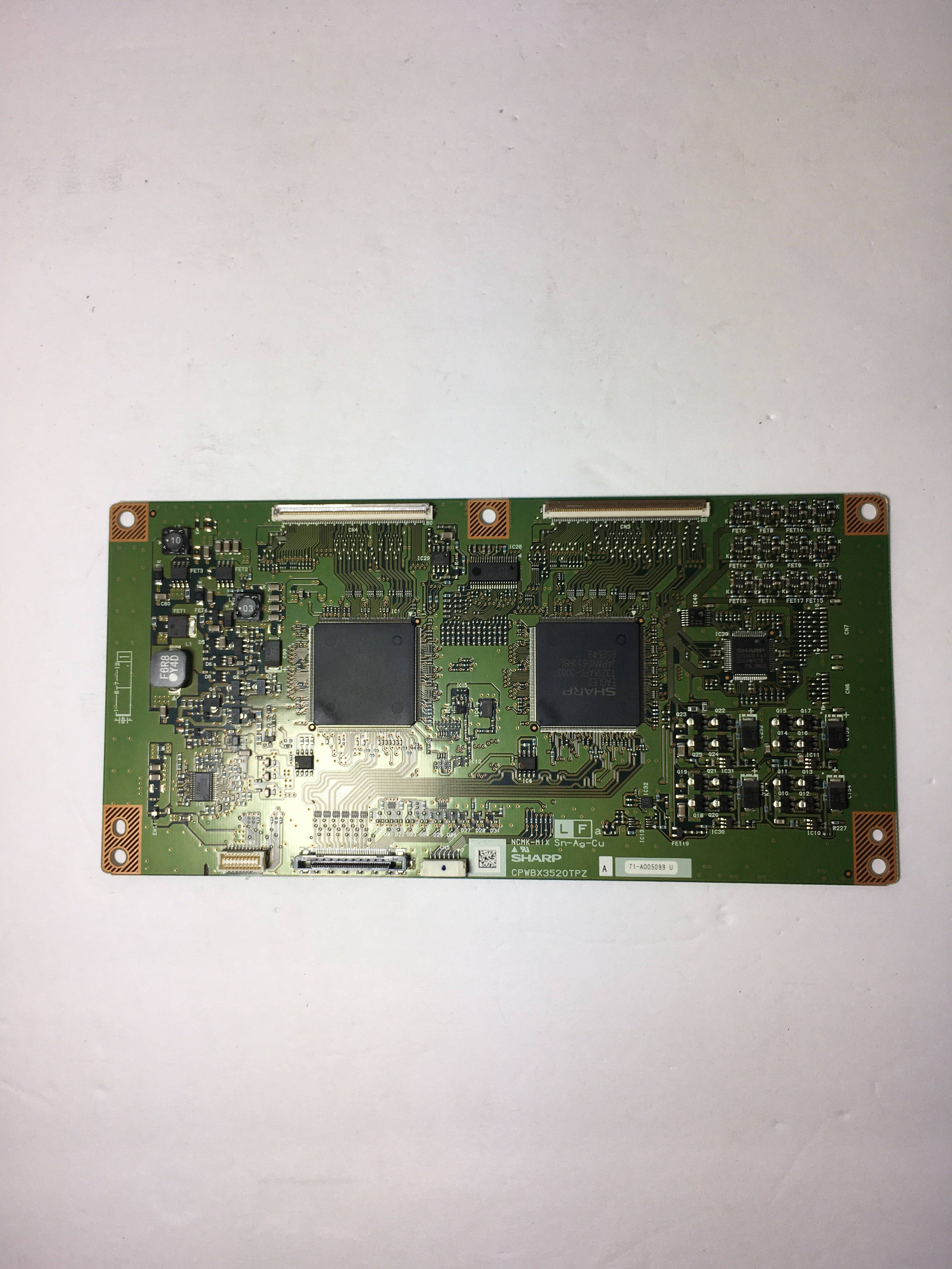 Sharp CPWBX3520TPZA T-Con Board for LC-46D62U LC-46XD1E
