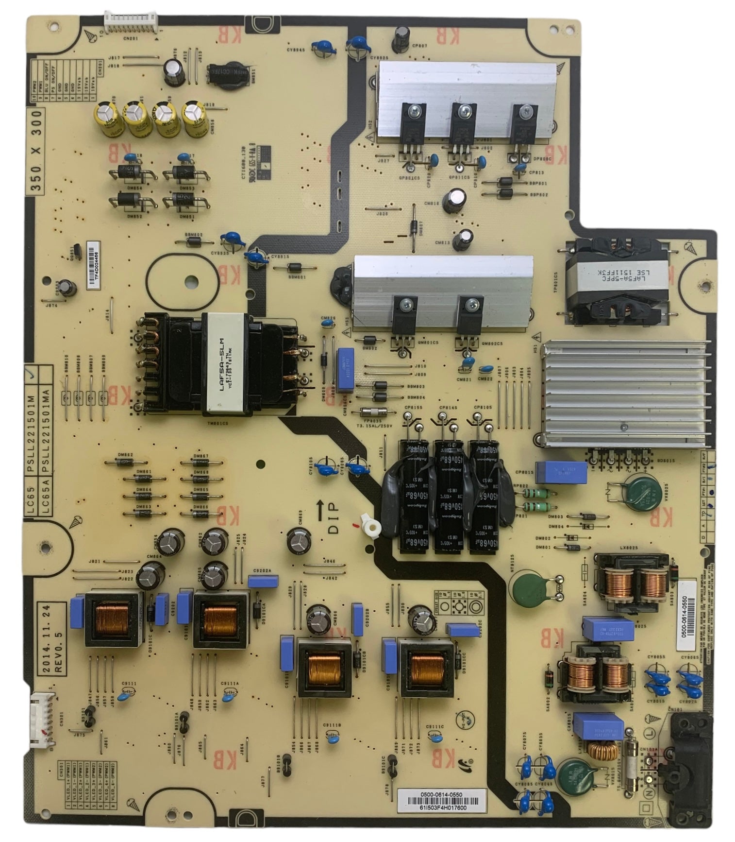 Sharp 9LE050006140550 Power Supply / LED Board