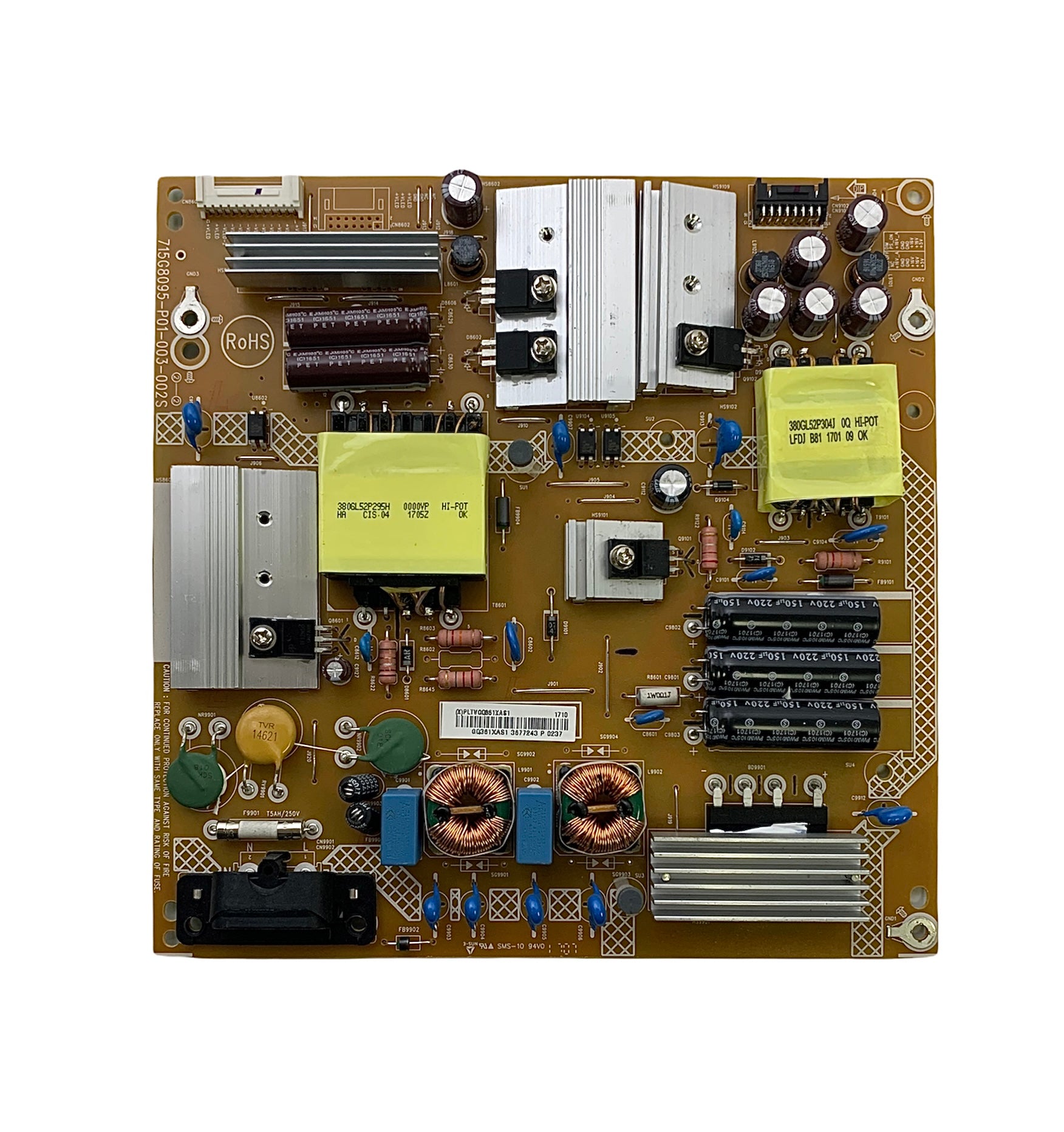 PLTVGQ361XAS1 Insignia Power Supply Board