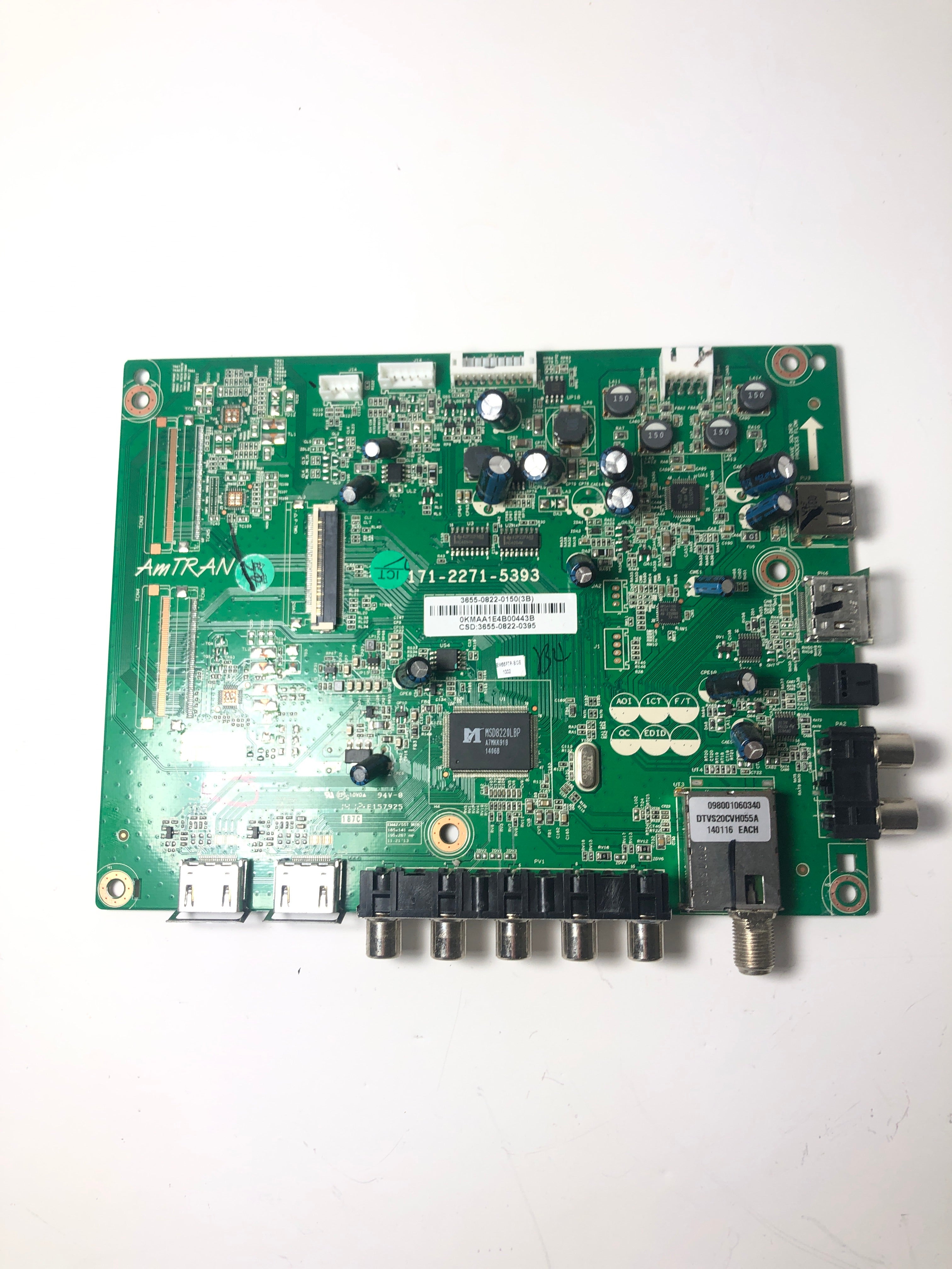 JVC 3655-0822-0395 Main Board for EM55FTR