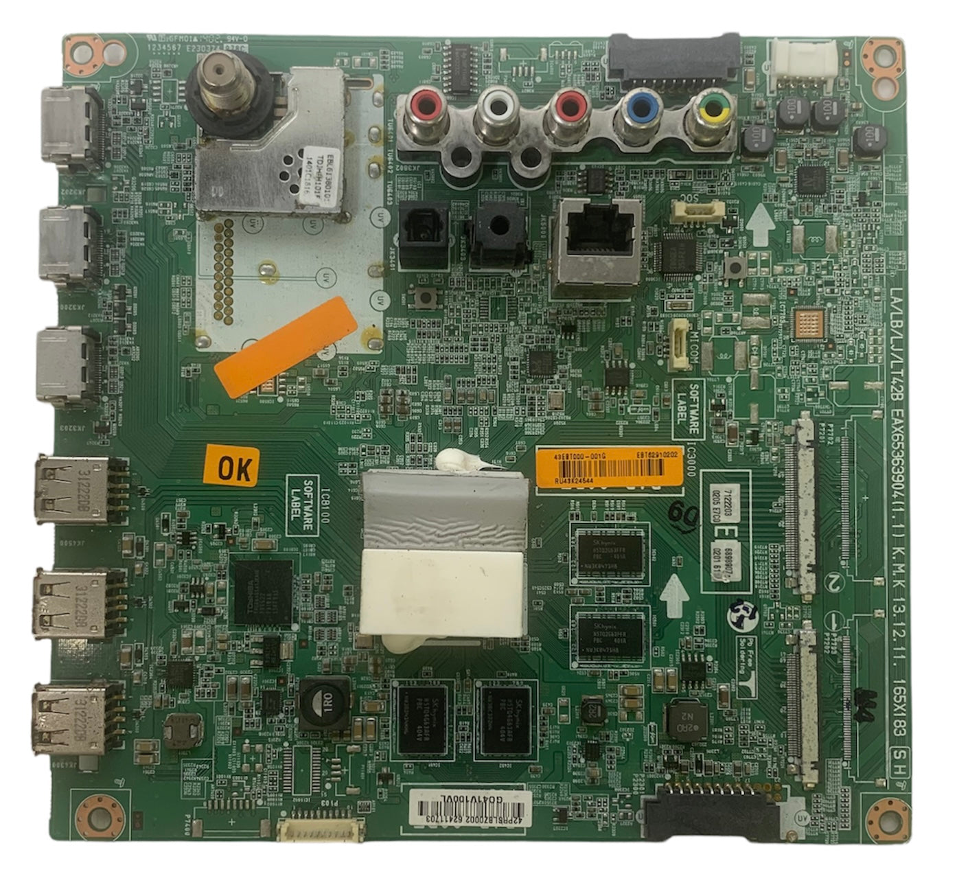 LG EBT62910202 Main Board for 60LB6500-UP