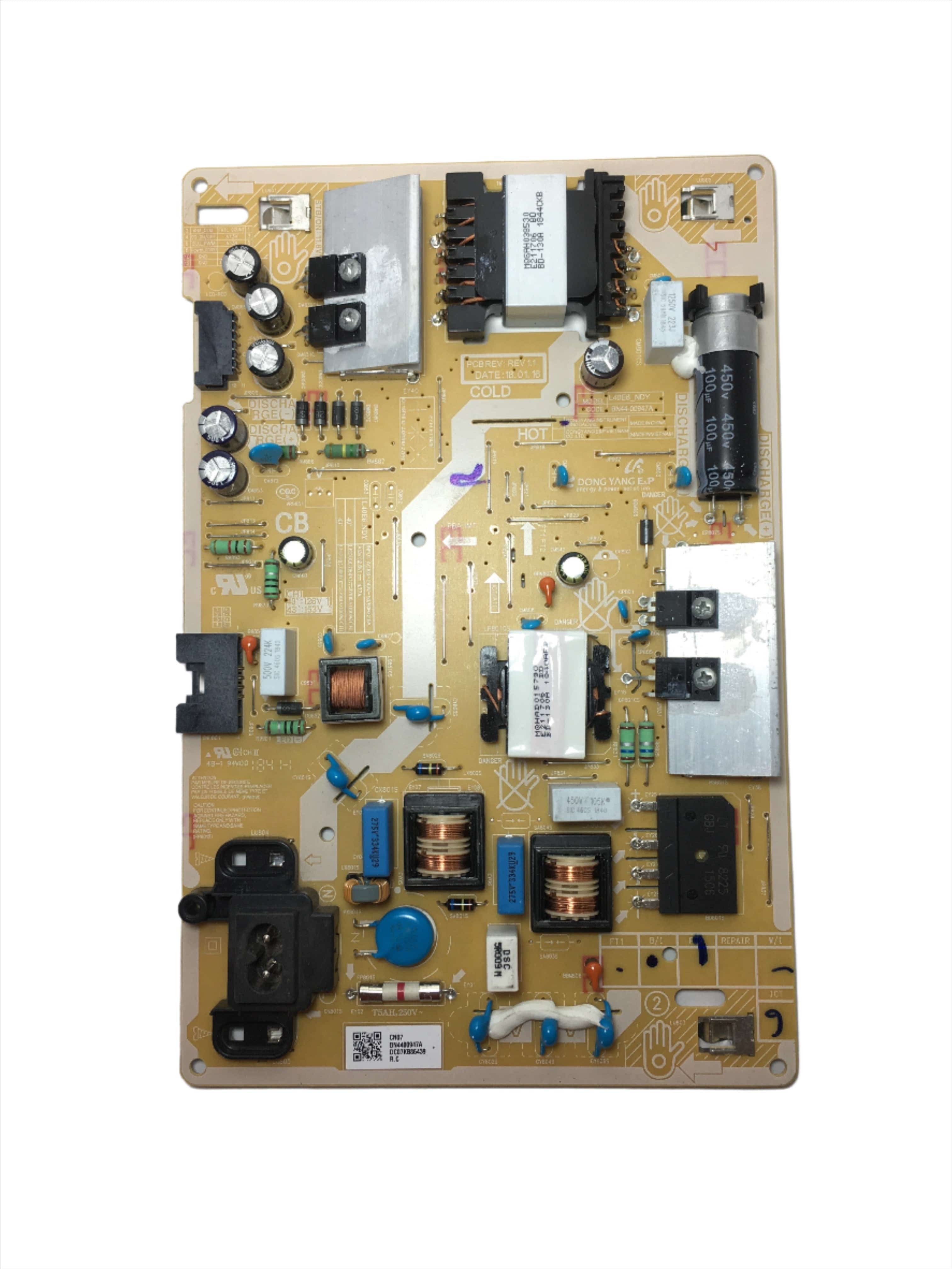 Samsung BN44-00947A Power Supply / LED Board
