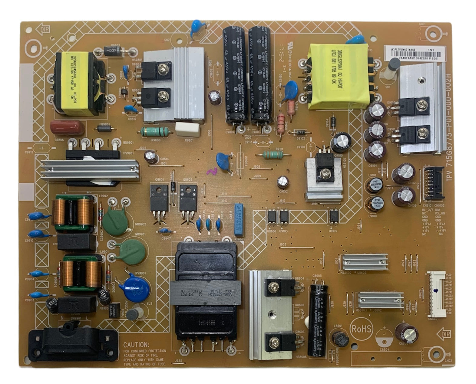 Insignia PLTVGY401XAS2 Power Supply Board