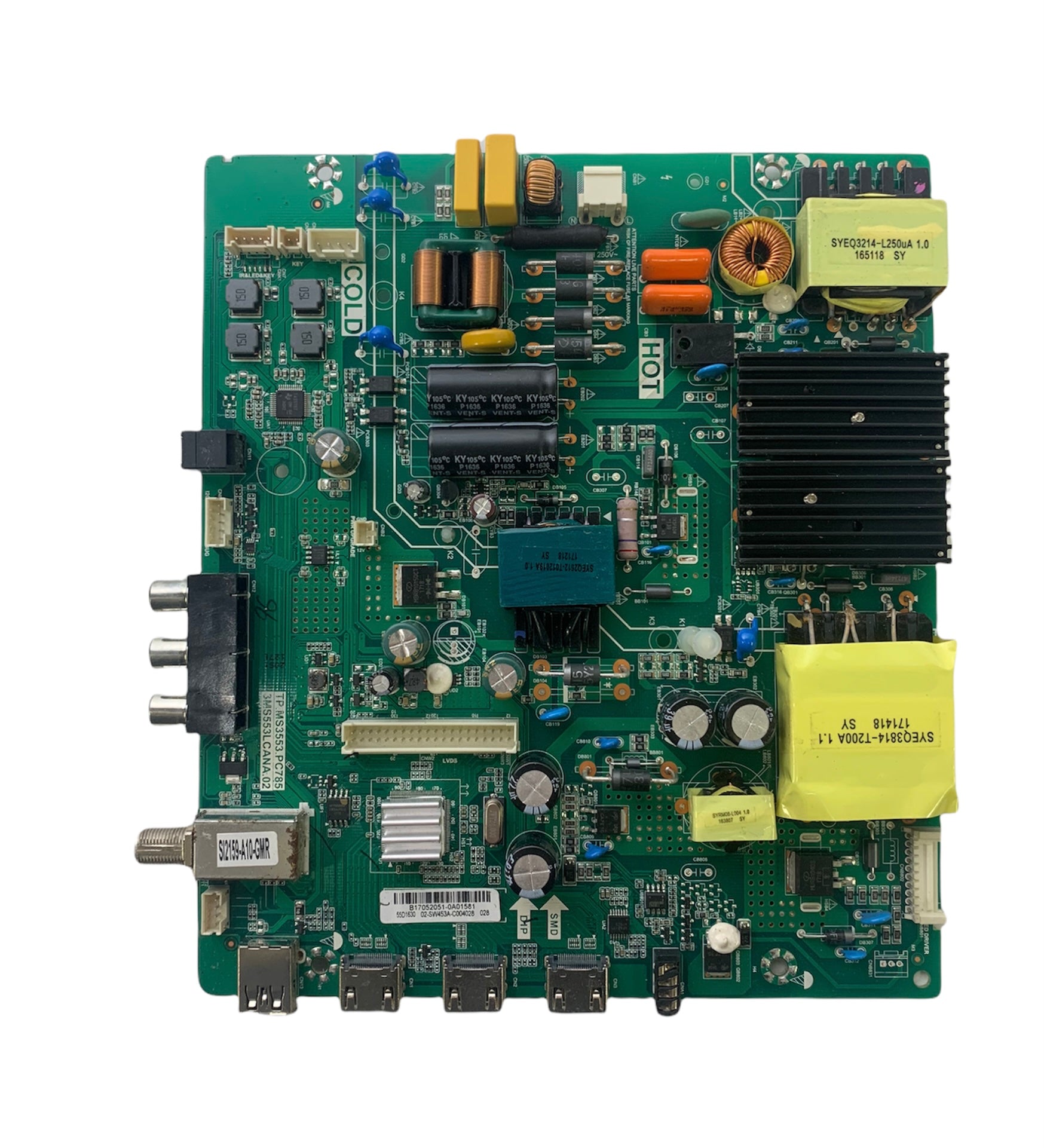 Toshiba 02-SW453A-C004028 Main Board for 55L510U18 REV A