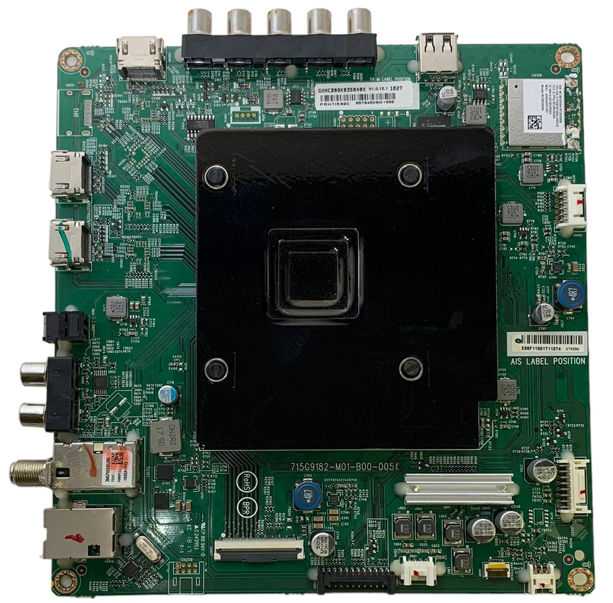 Vizio 756TXHCB0QK035 Main Board for E55-F1 (with LTMWWUKU, LTMWWUMU Serial)