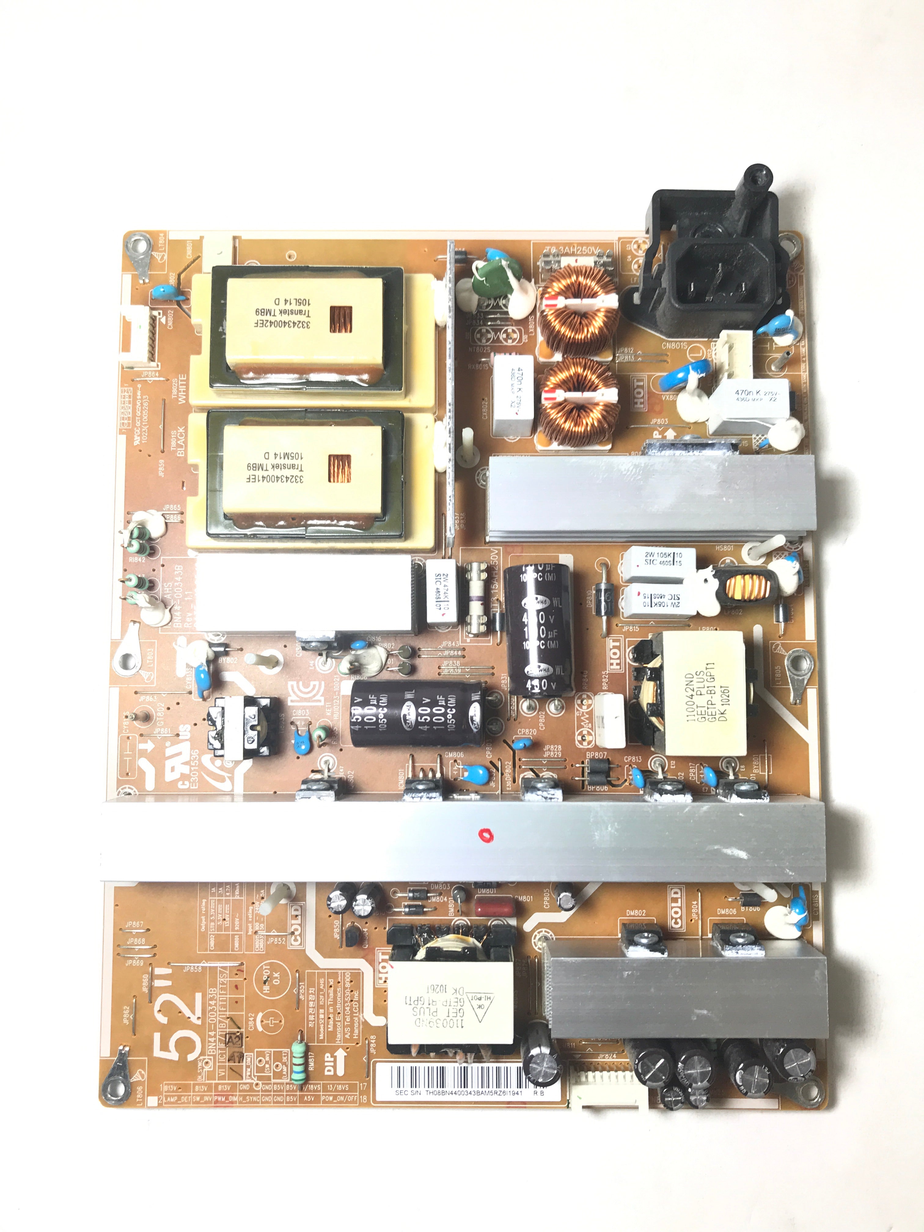 Samsung BN44-00343B Power Supply / Backlight Inverter