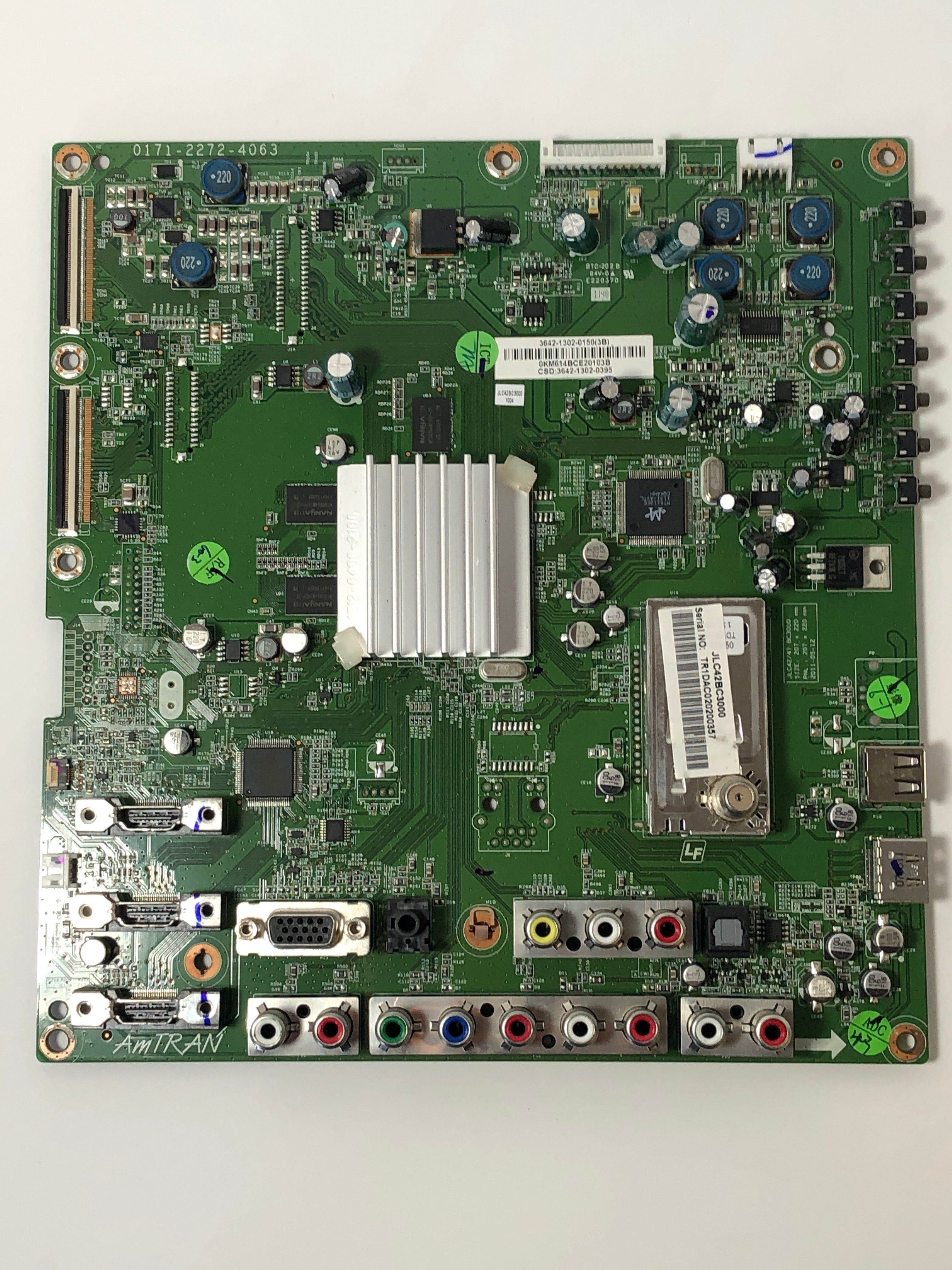 JVC 3642-1302-0150 (0171-2272-4063) Main Board for JLC42BC3000