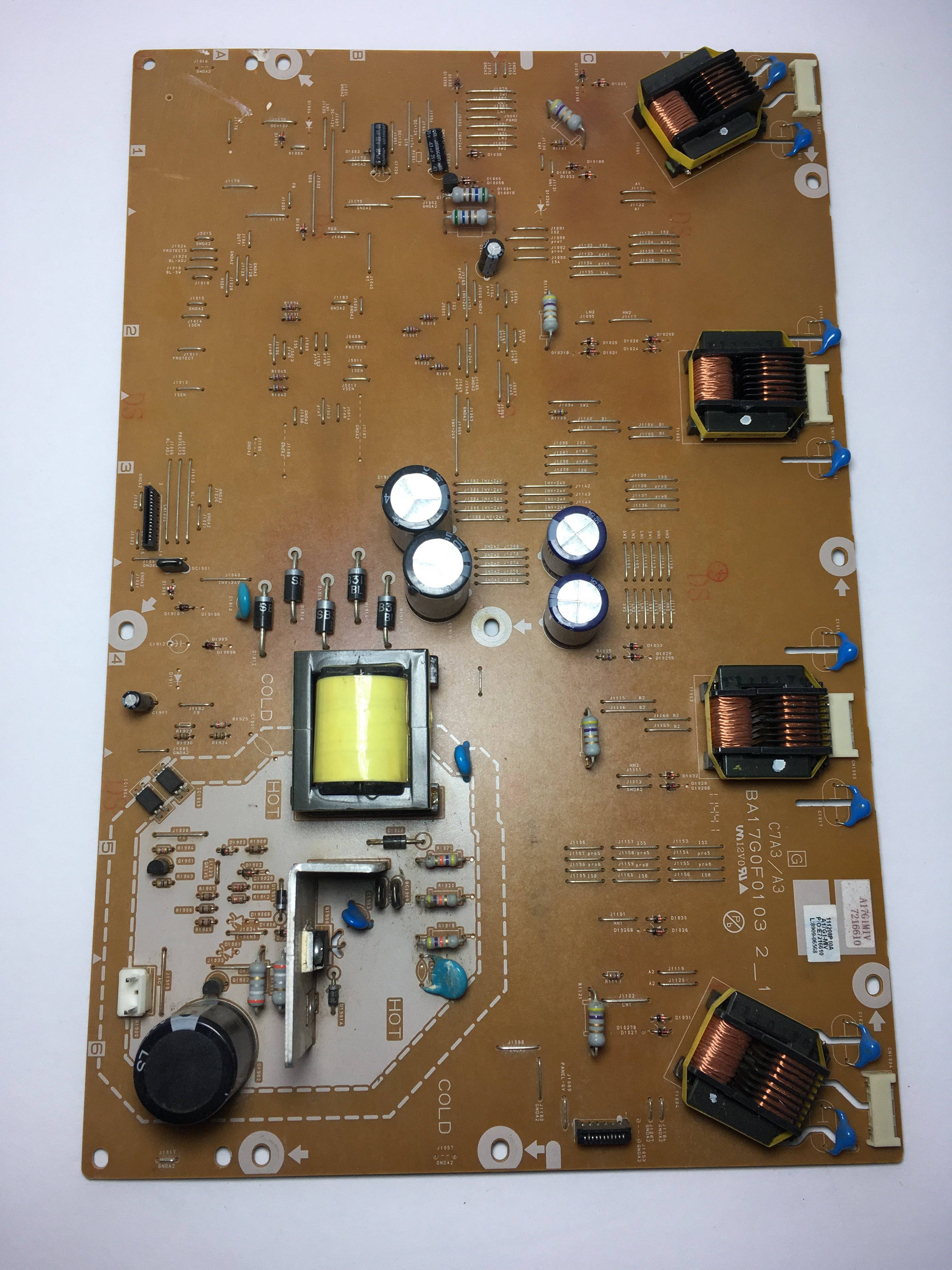 Magnavox A17G0M1V-001-IV (BA17G0F0103 1_1) Inverter Board
