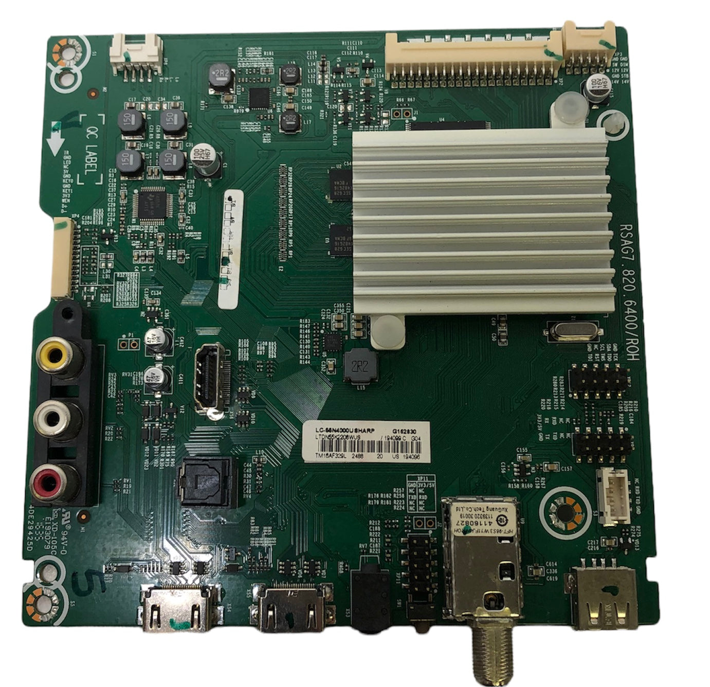 Sharp 200738 Main Board LC-55N4000U