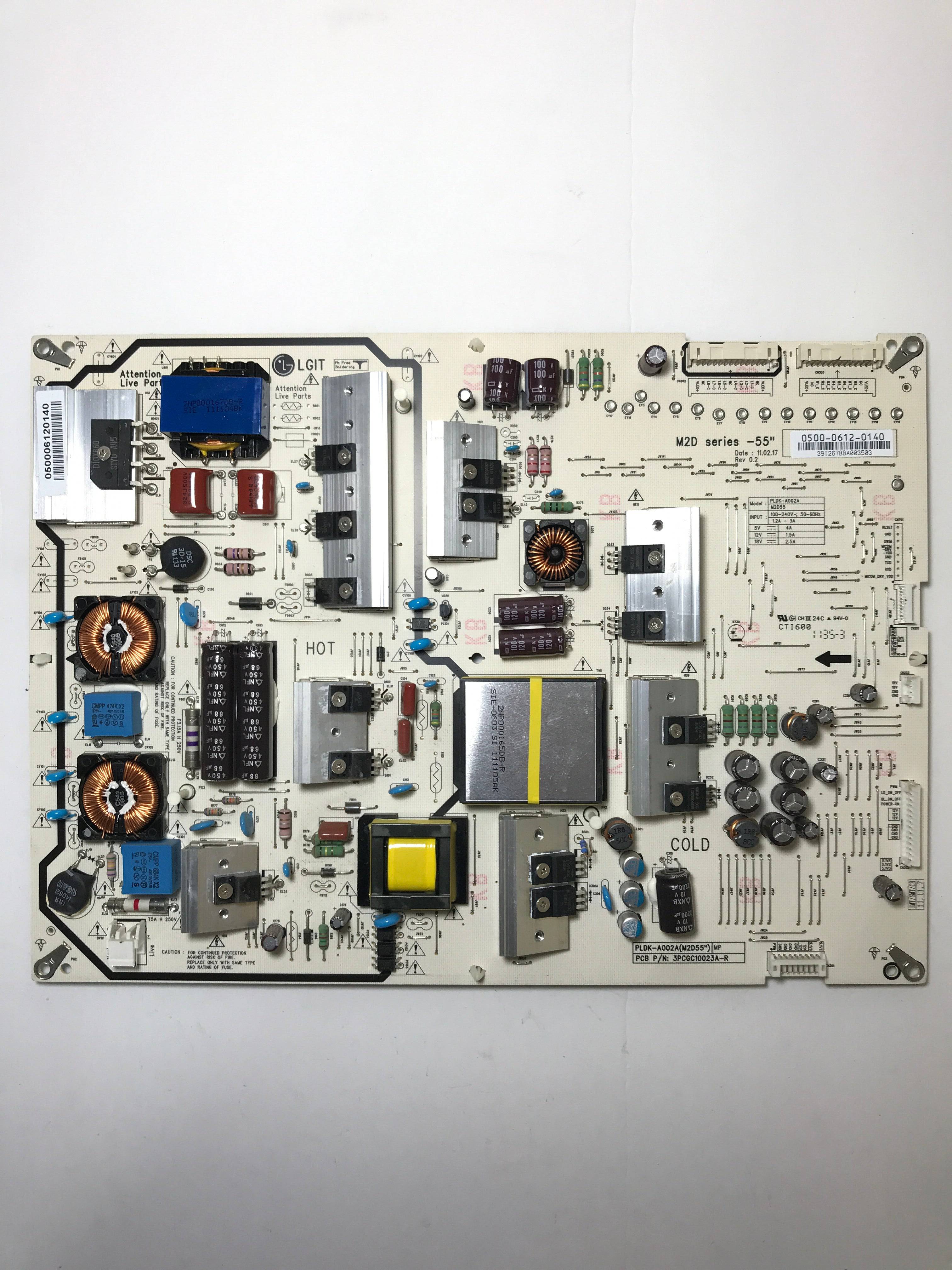 Vizio 0500-0612-0140 (PLDK-A002A) Power Supply for M550SV