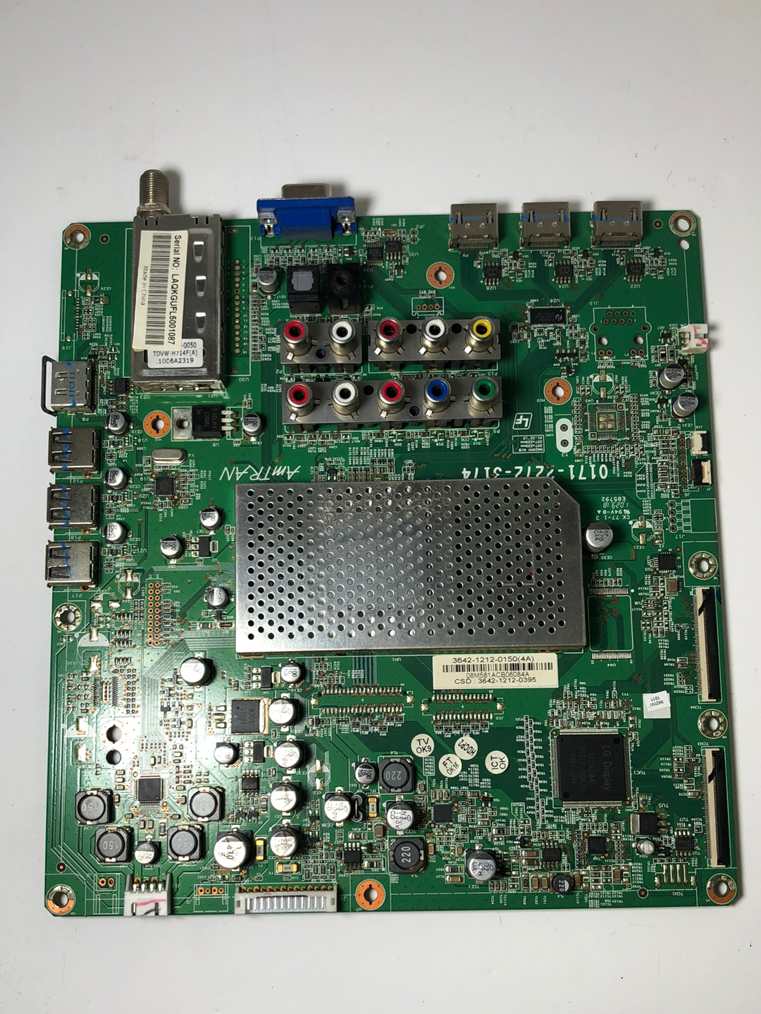 Vizio 3642-1212-0150 (0171-2272-3174) Main Board for M421NV