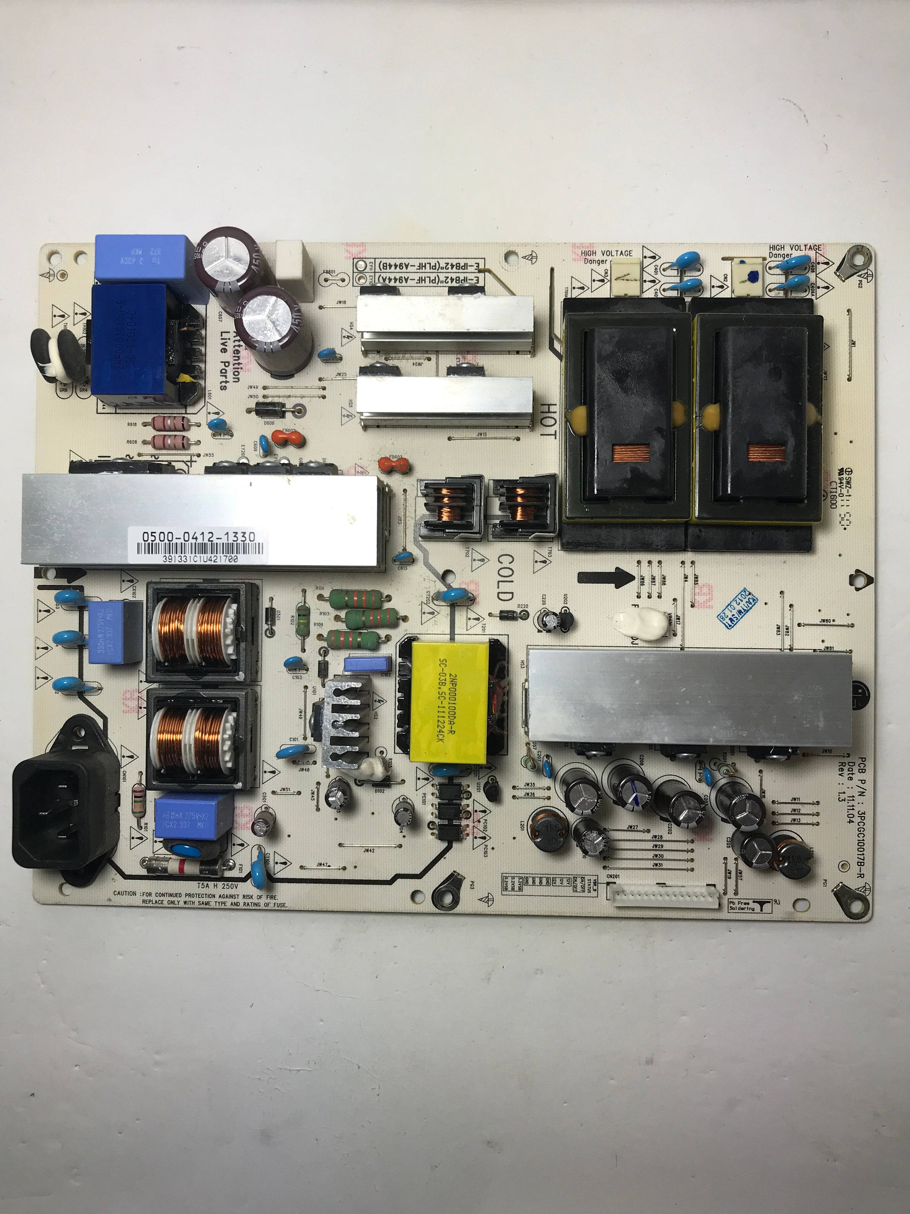 Vizio/JVC 0500-0412-1330 Power Supply / Backlight Inverter E421VO JLC42BC3002