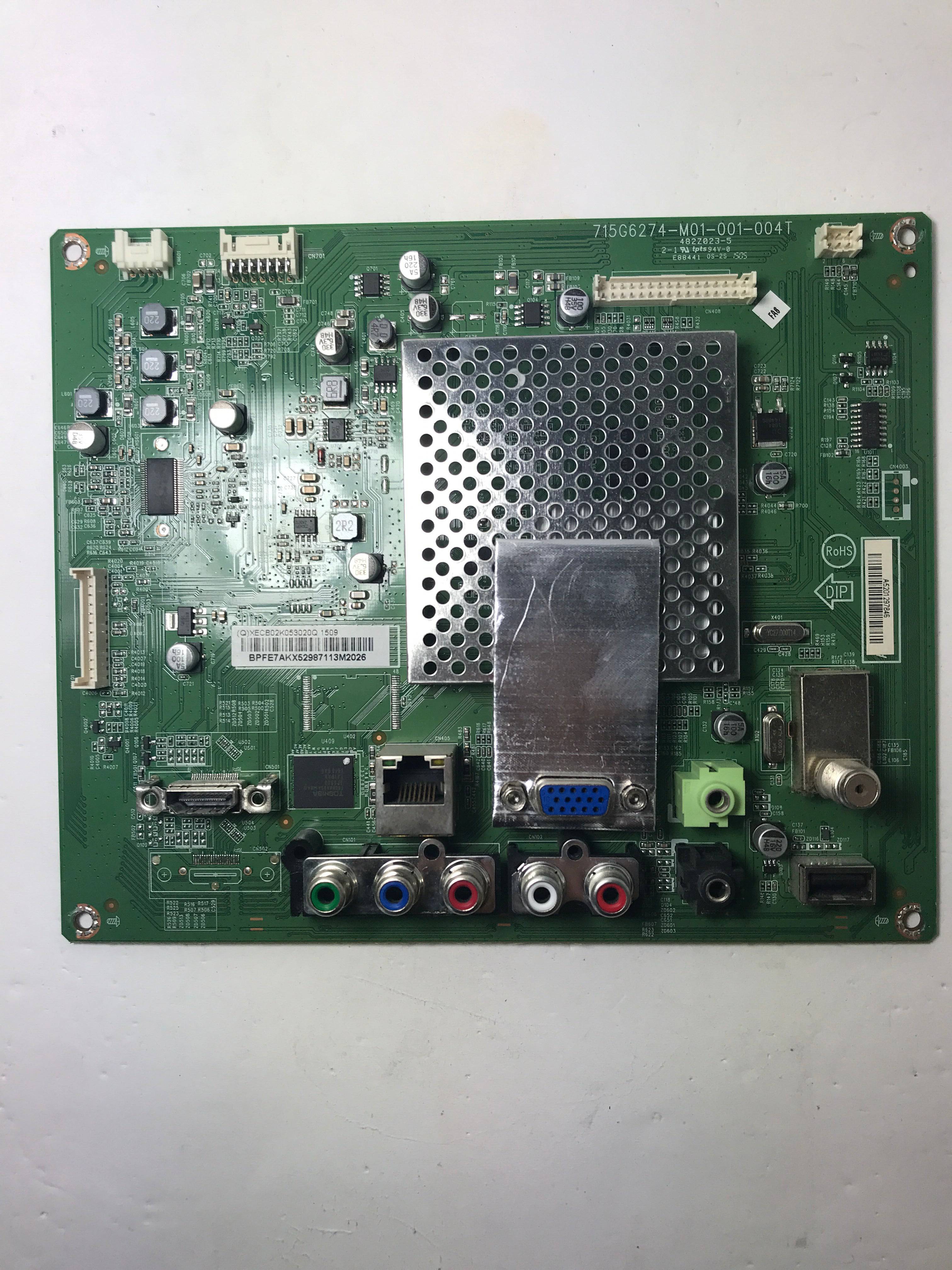 Vizio 756XECB02K0530 Main Board for E241I-B1 (LTT6PQGQ)